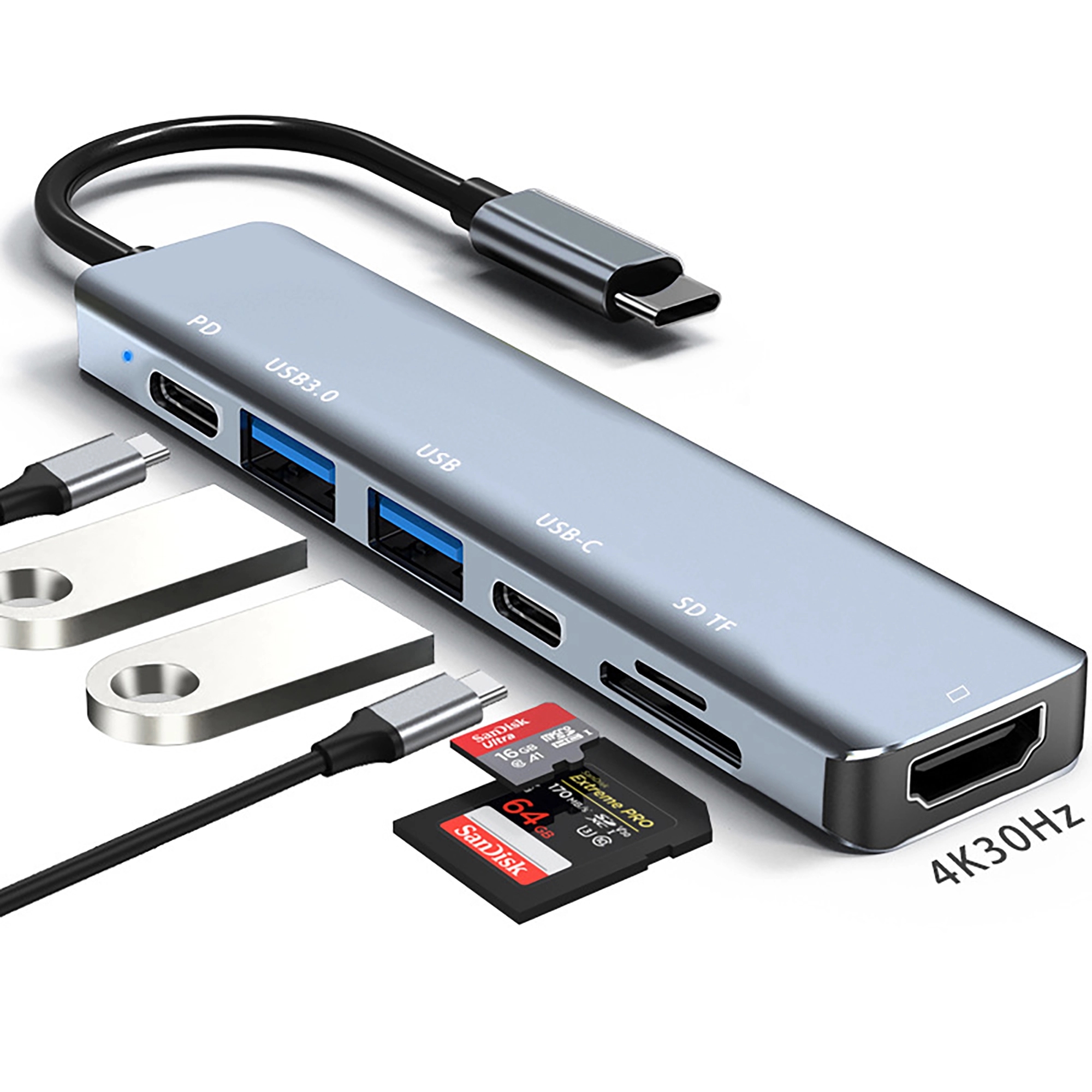 USB Type C Docking Station HUB Adapter 3
