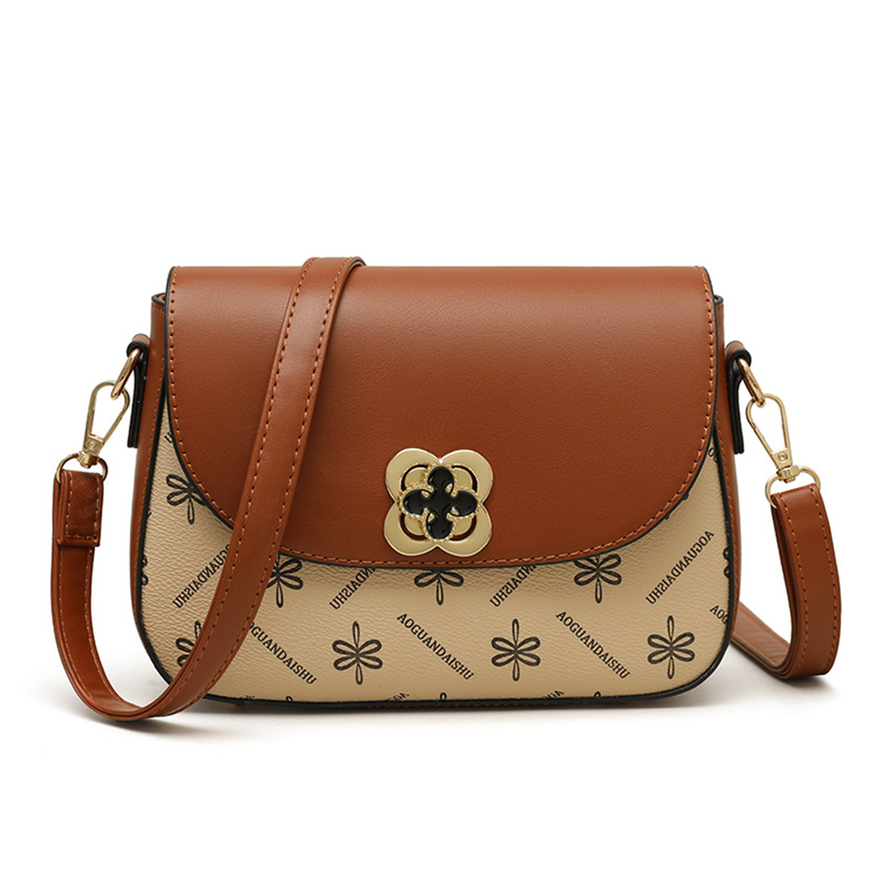 Pu Leather mini waterproof printed mobile Cross-body Bag 4