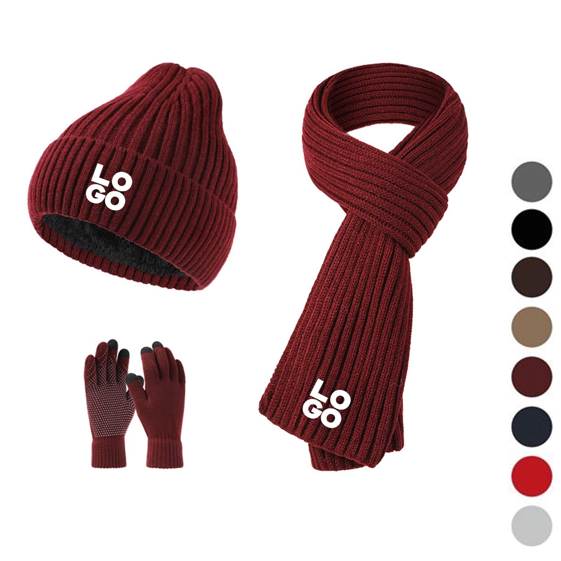 Hats Scarf Gloves Set 1