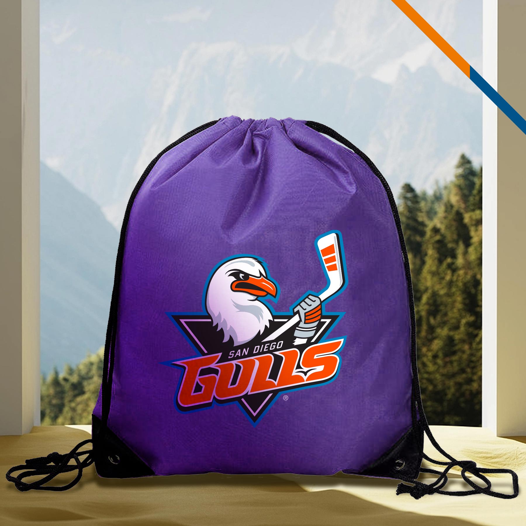 Pica Drawstring Backpack 15
