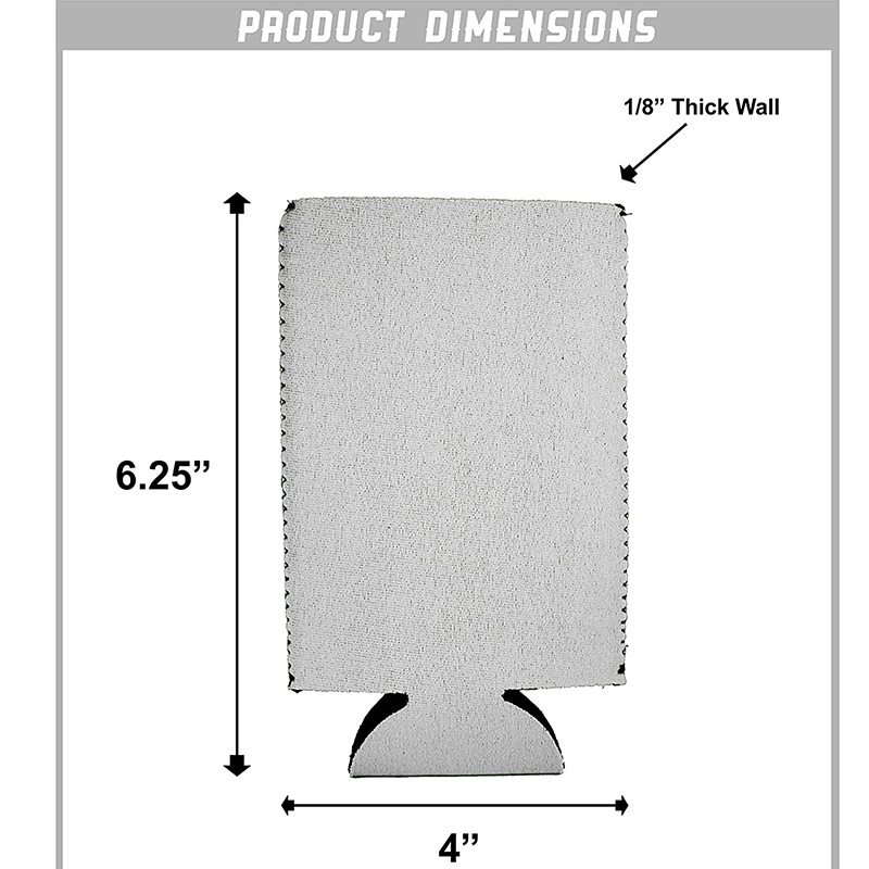 16oz Neoprene Beer Can Coolies 7