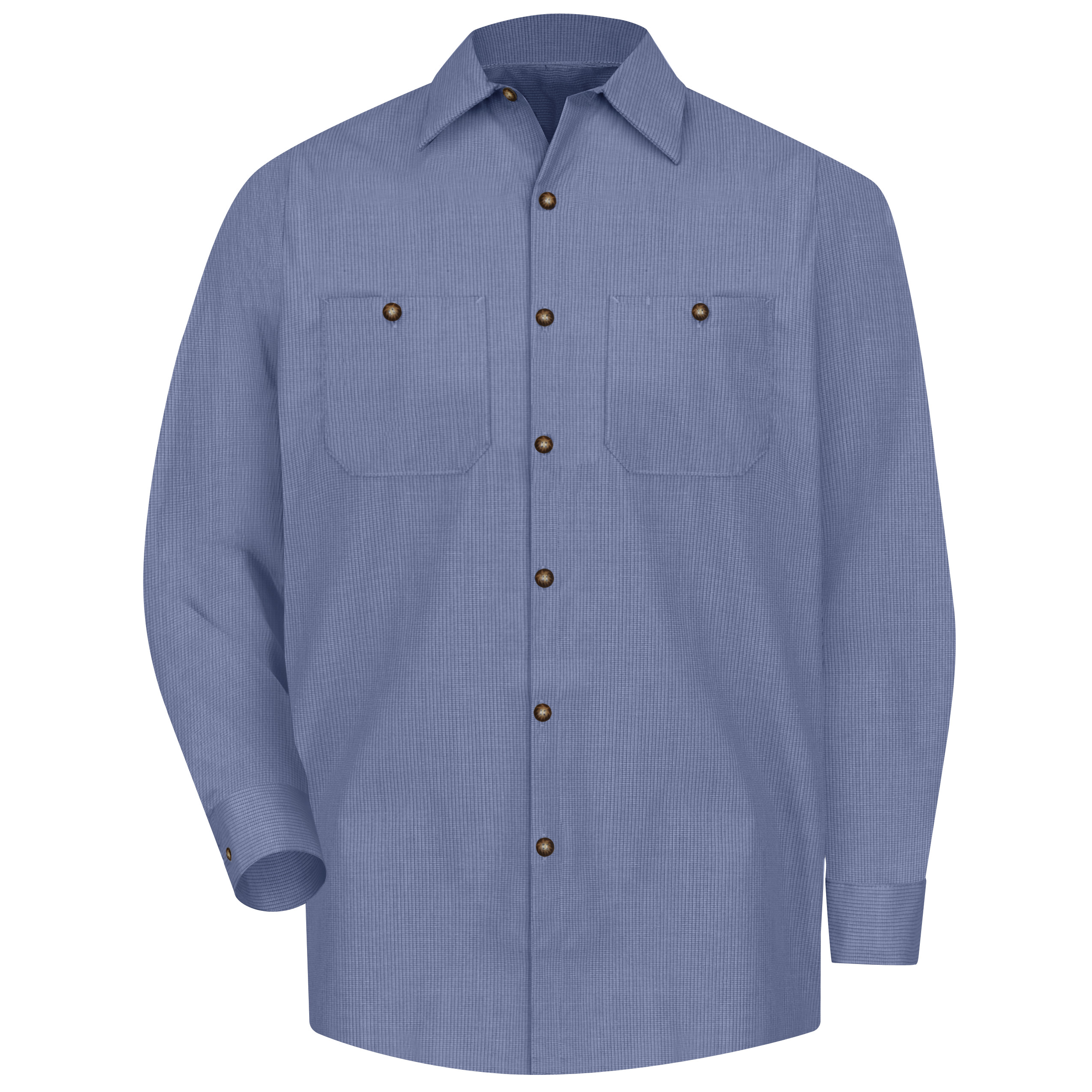 Red Kap® Men's Long Sleeve Geometric Microcheck Work Shirt 3