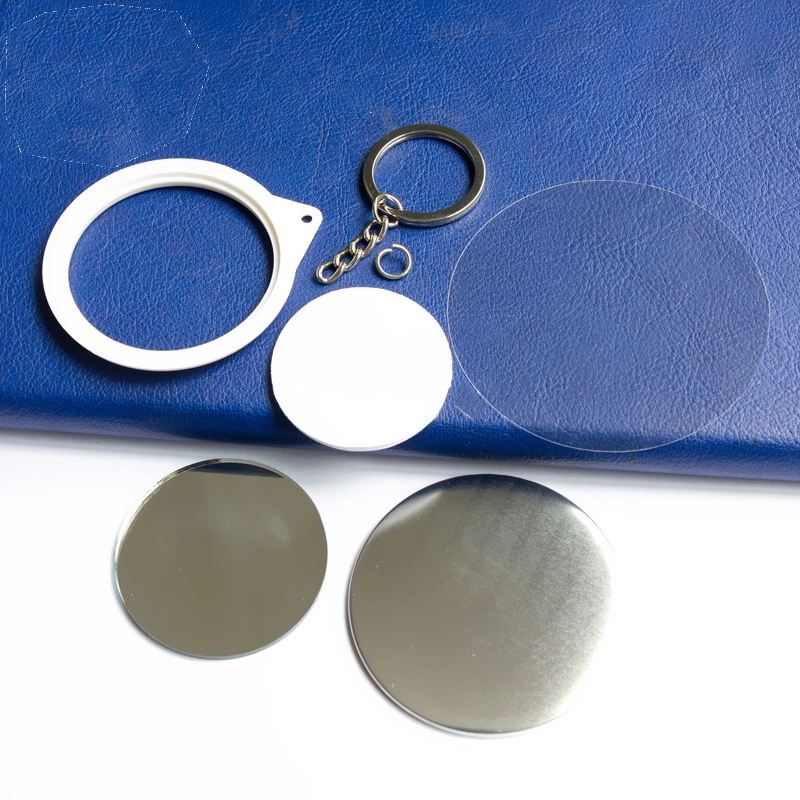 Custom Mini Advertising Mirror Keychain 2