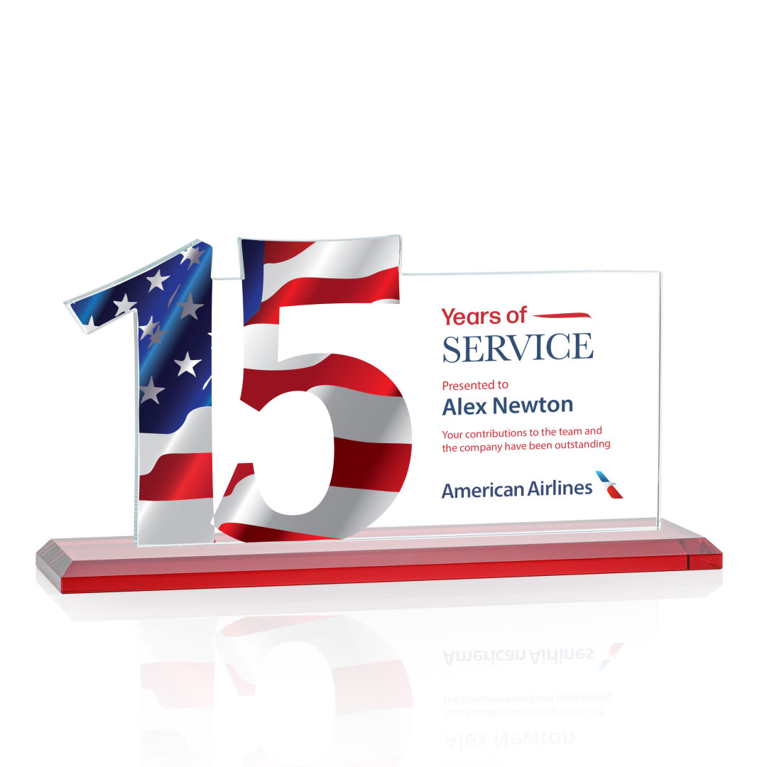Hazelton VividPrint™ Award - Red 6