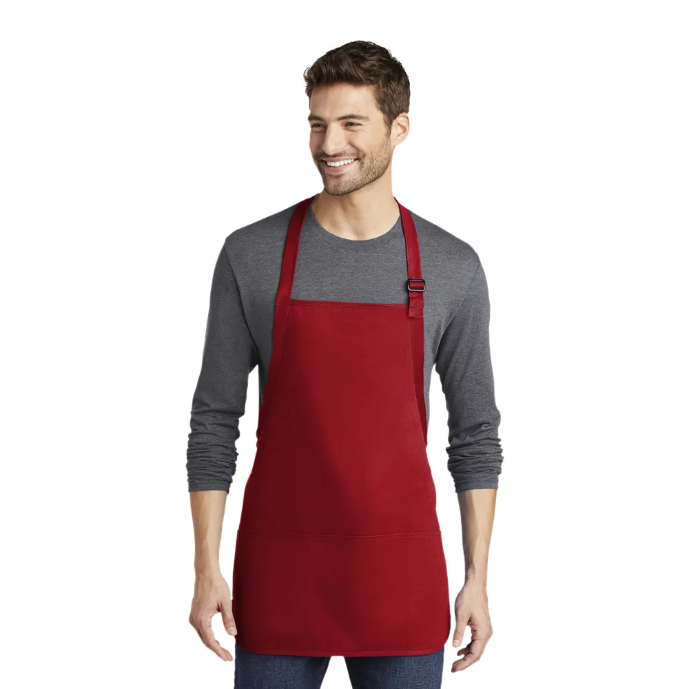 Port Authority Medium-Length Apron with Pouch Pockets 7