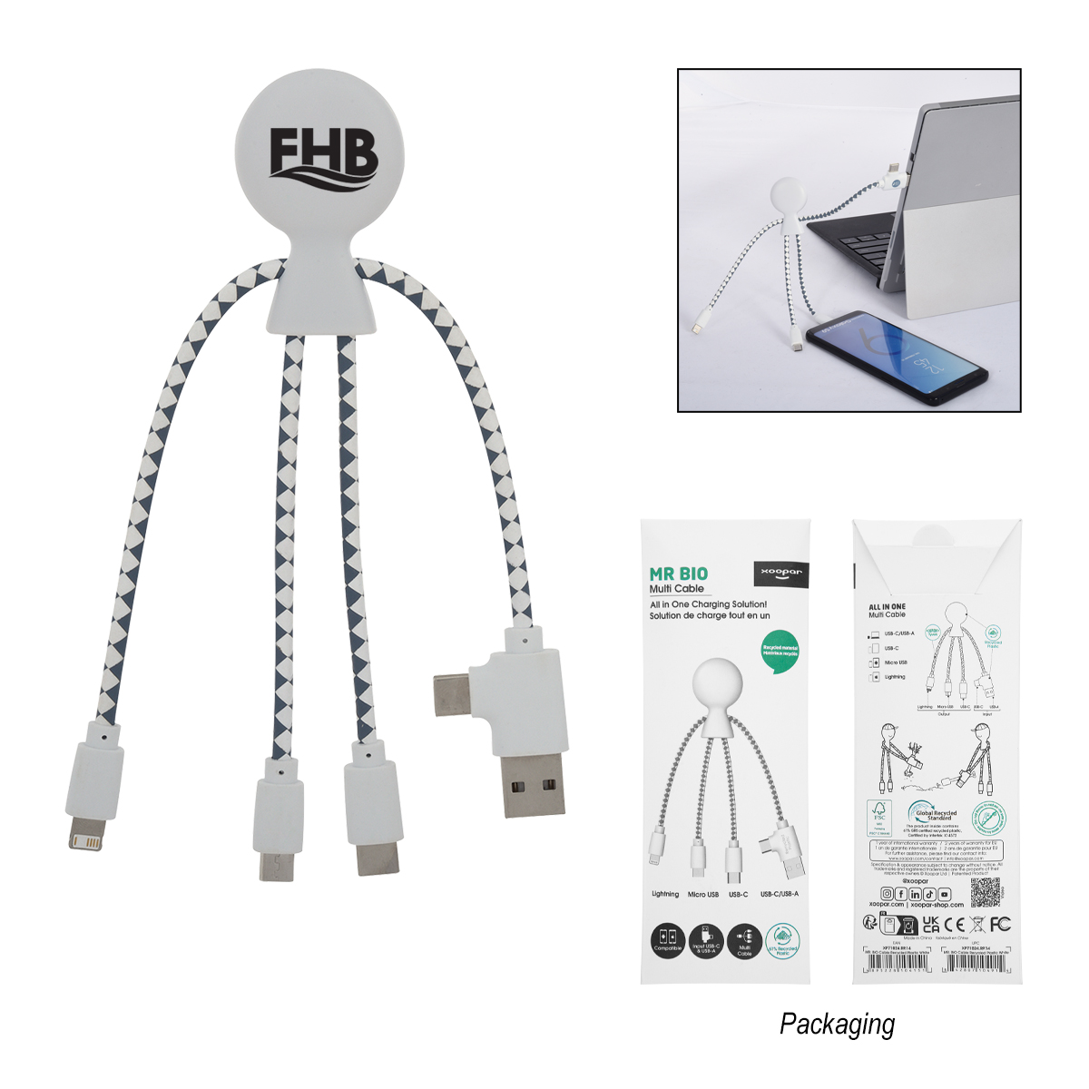 XOOPAR MR BIO ALL IN ONE CHARGING CABLE