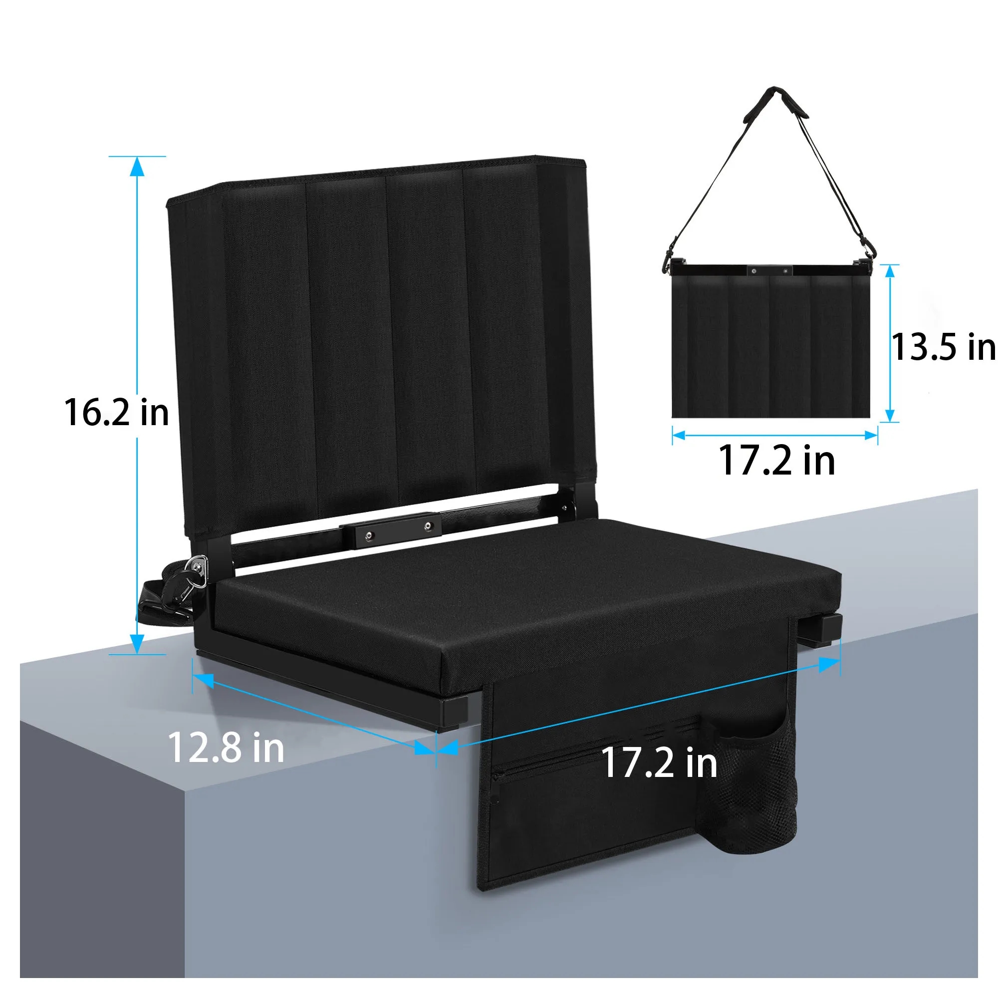 Padded Foldable Bleacher Stadium Seats 7