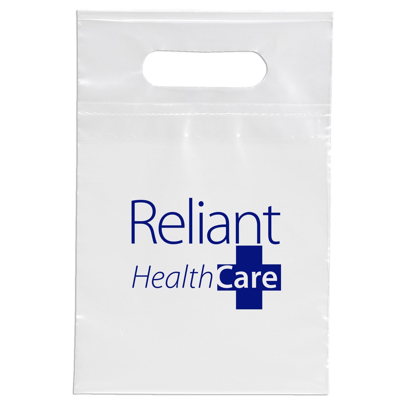 Die Cut Handle Bag - 7W x 10 1/2H - Flexo Ink Print 17
