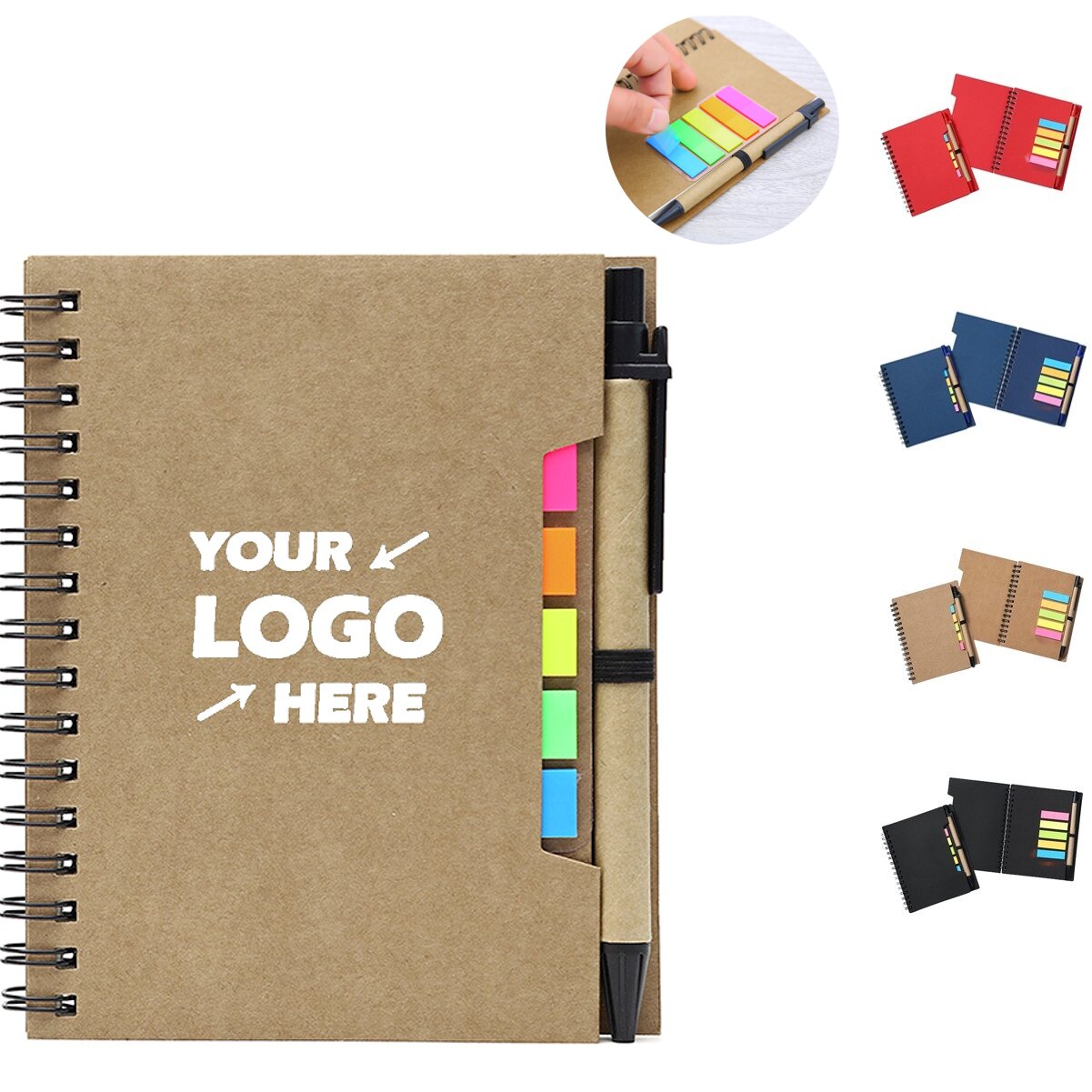 Sticky Pad with Pen 12
