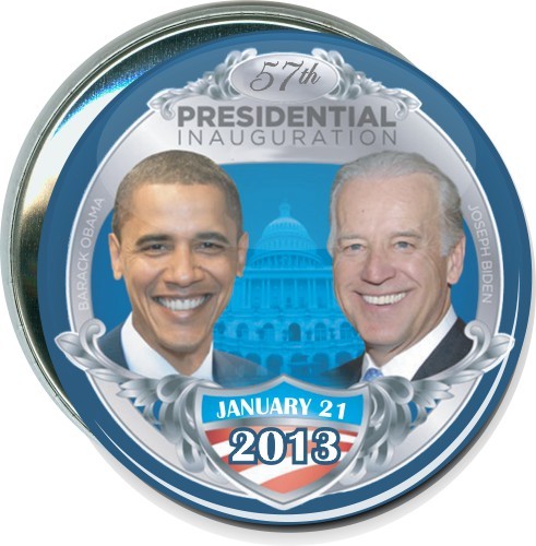 Obama Biden, 57th Presidential Inauguration Political Button