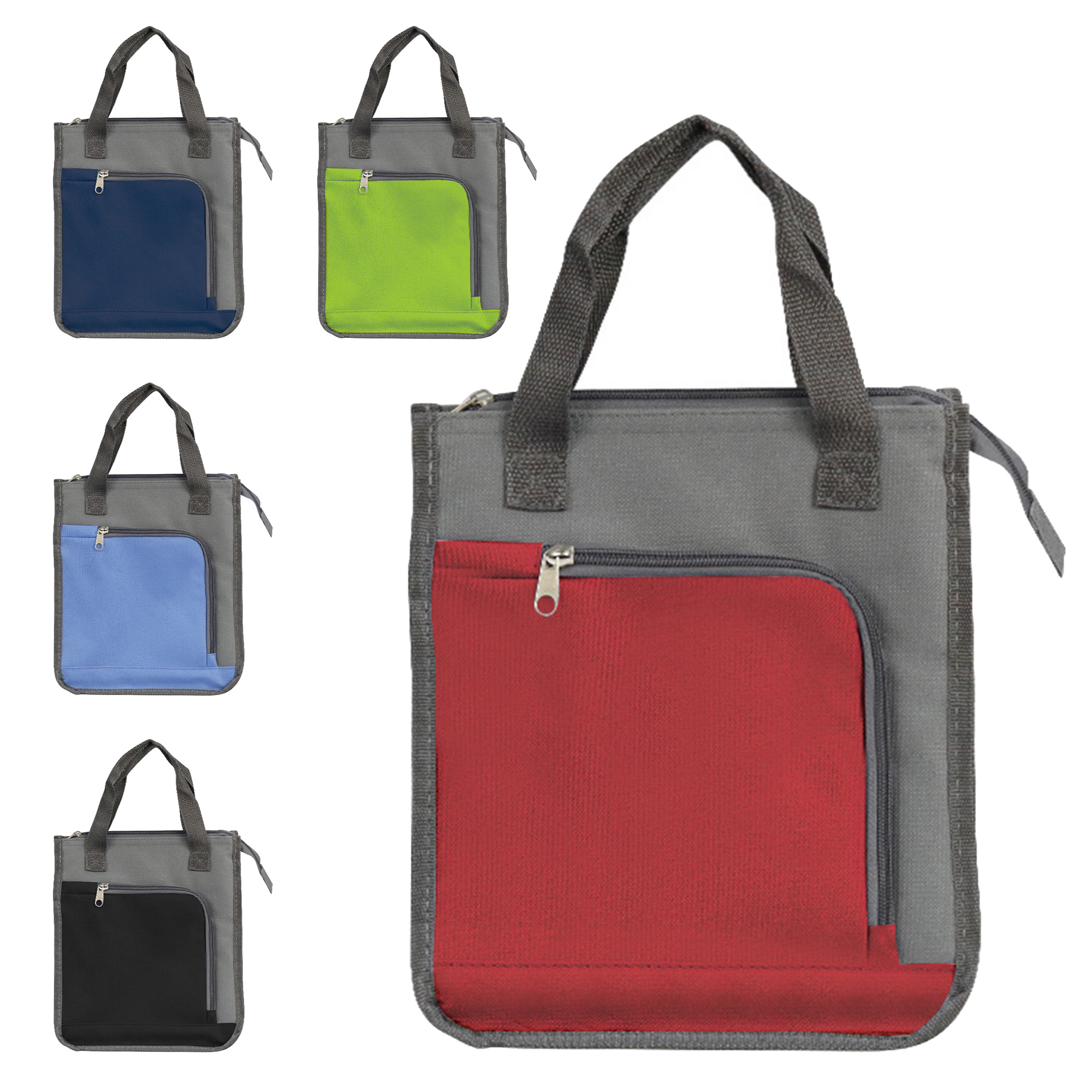Oxford Cloth Tote Lunch Bag Outdoor Bento Bag 2