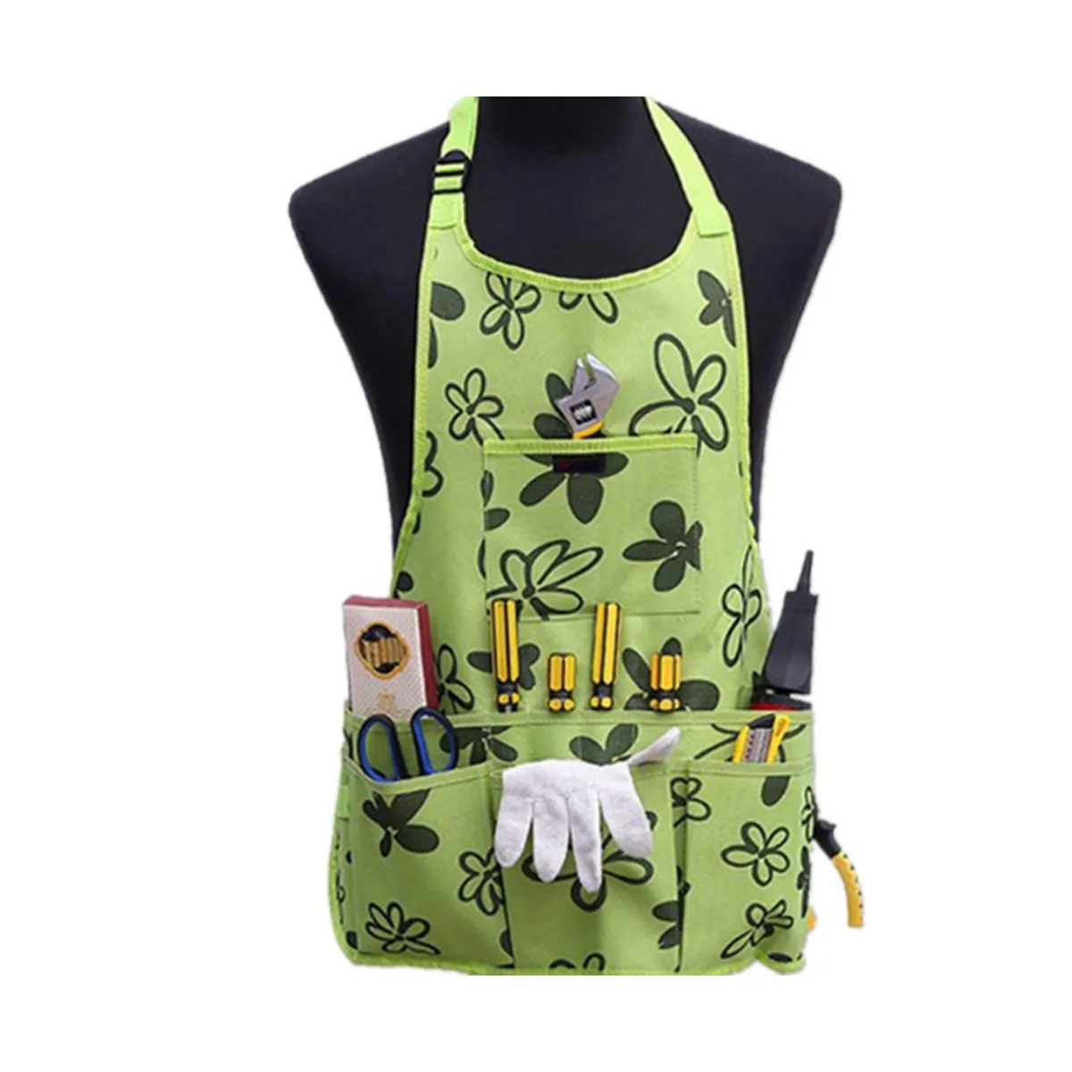 Oxford Cloth Work Apron With Tool Pockets 5