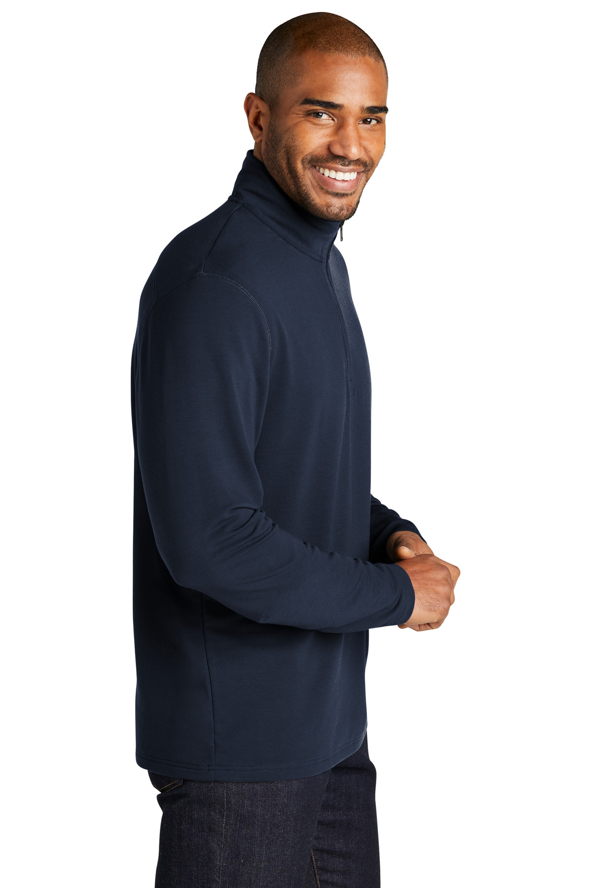 Port Authority Microterry 1/4-Zip Pullover K825, custom hoodie or sweatshirt with logo imprint 13
