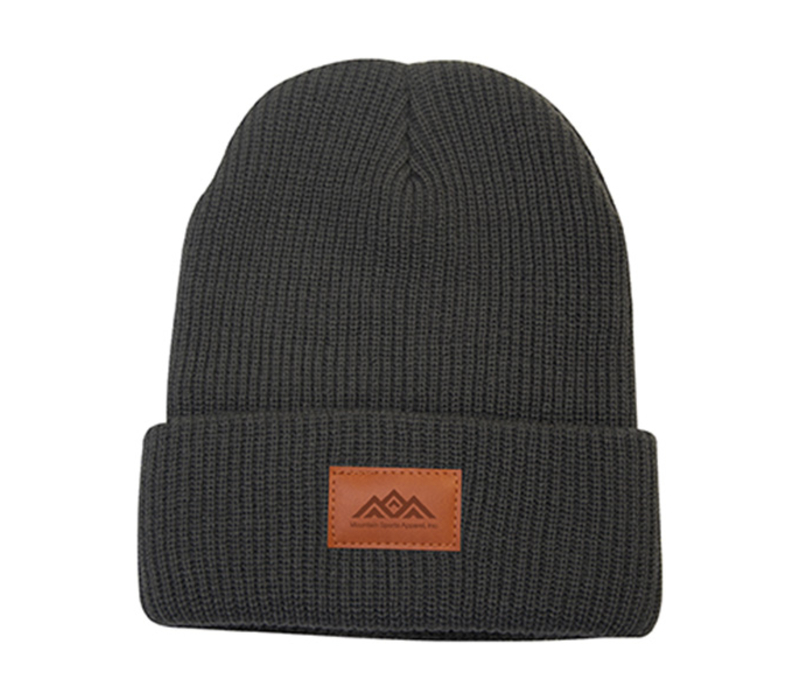 Cuffed Knitted Acrylic Beanie 2