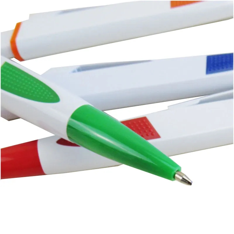 Flat Plastic Ballpoint Pen 5