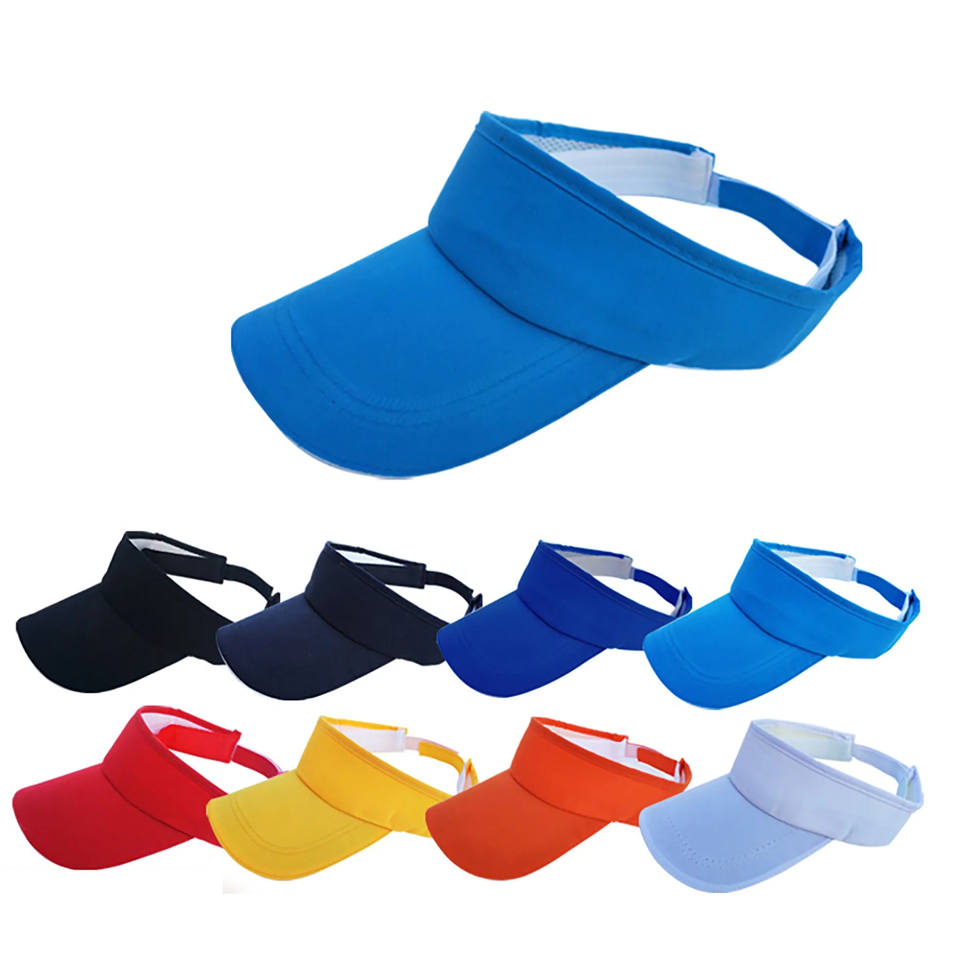 Cotton Blend Sun Visor Hats 2