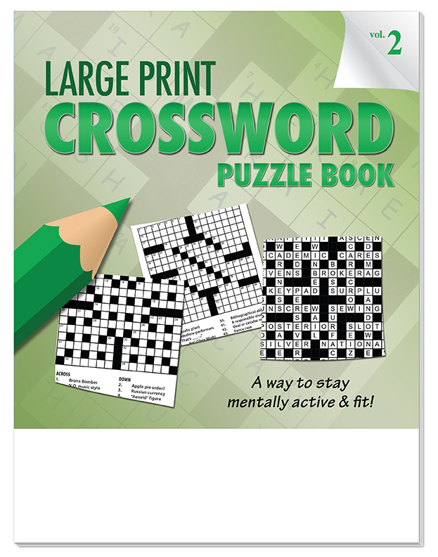 PUZZLE BOOK - LARGE PRINT Crossword Puzzle Book - Volume 2 3