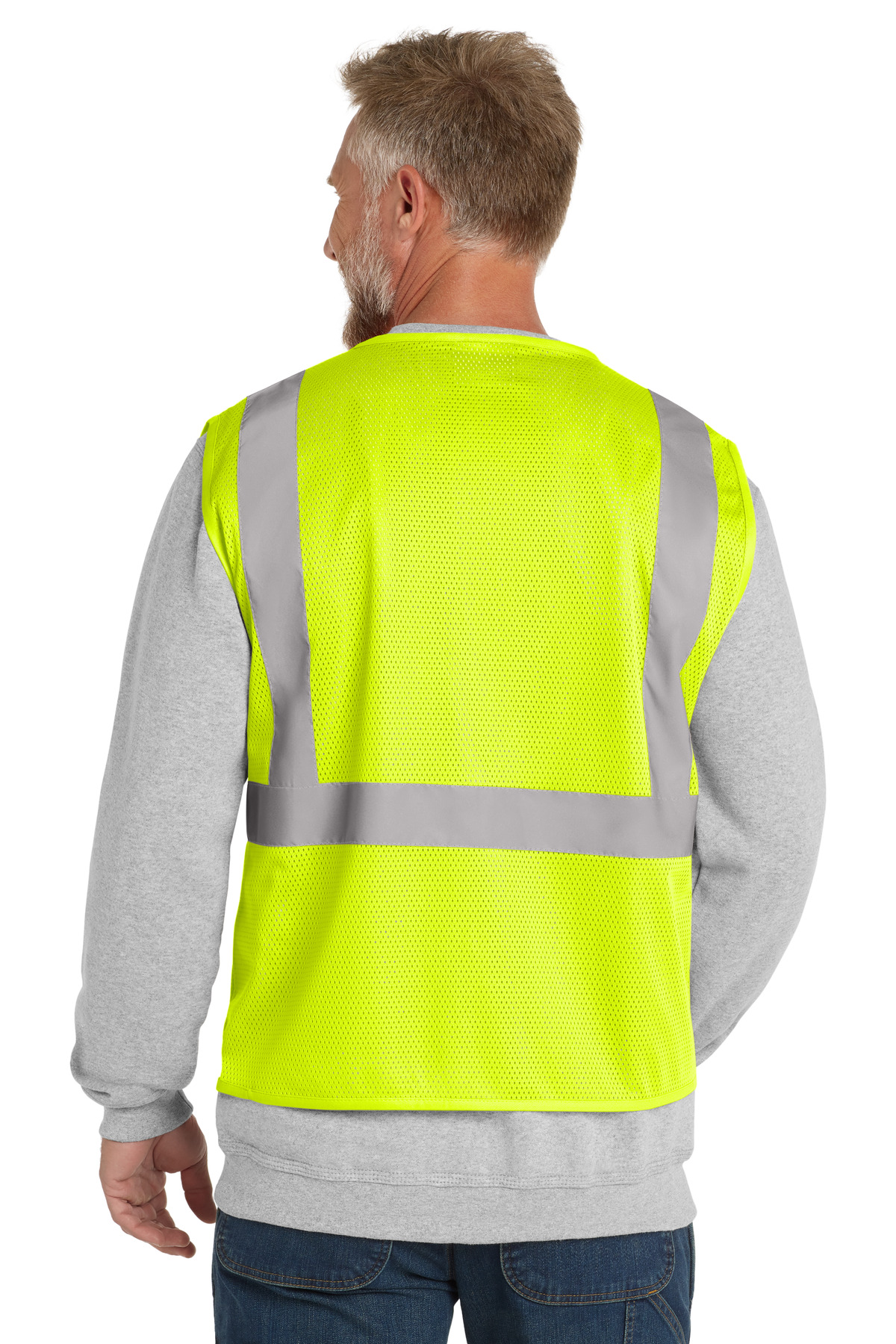 CornerStone ANSI 107 Class 2 Economy Mesh Zippered Vest. CSV101 11