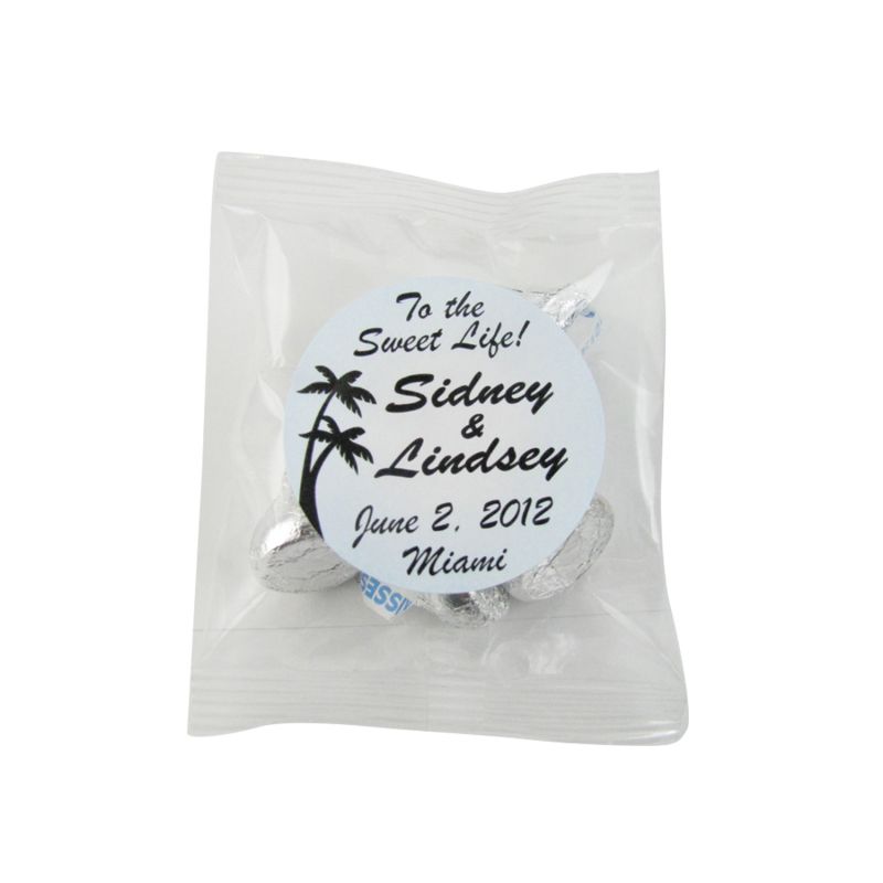 1oz. Goody Bags - Hershey's Chocolate Kisses 2