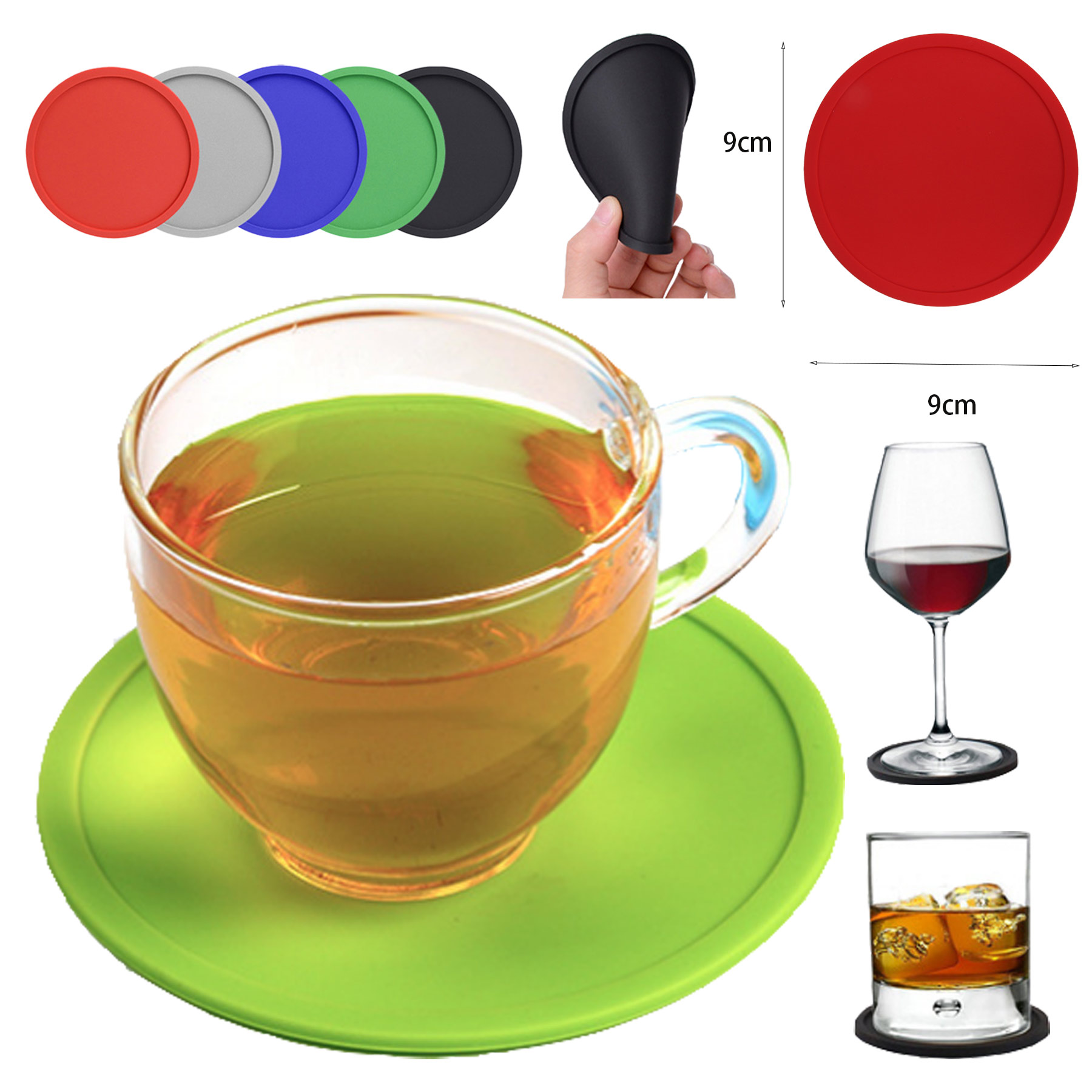Non-slip Silicone Drink Coaster 1