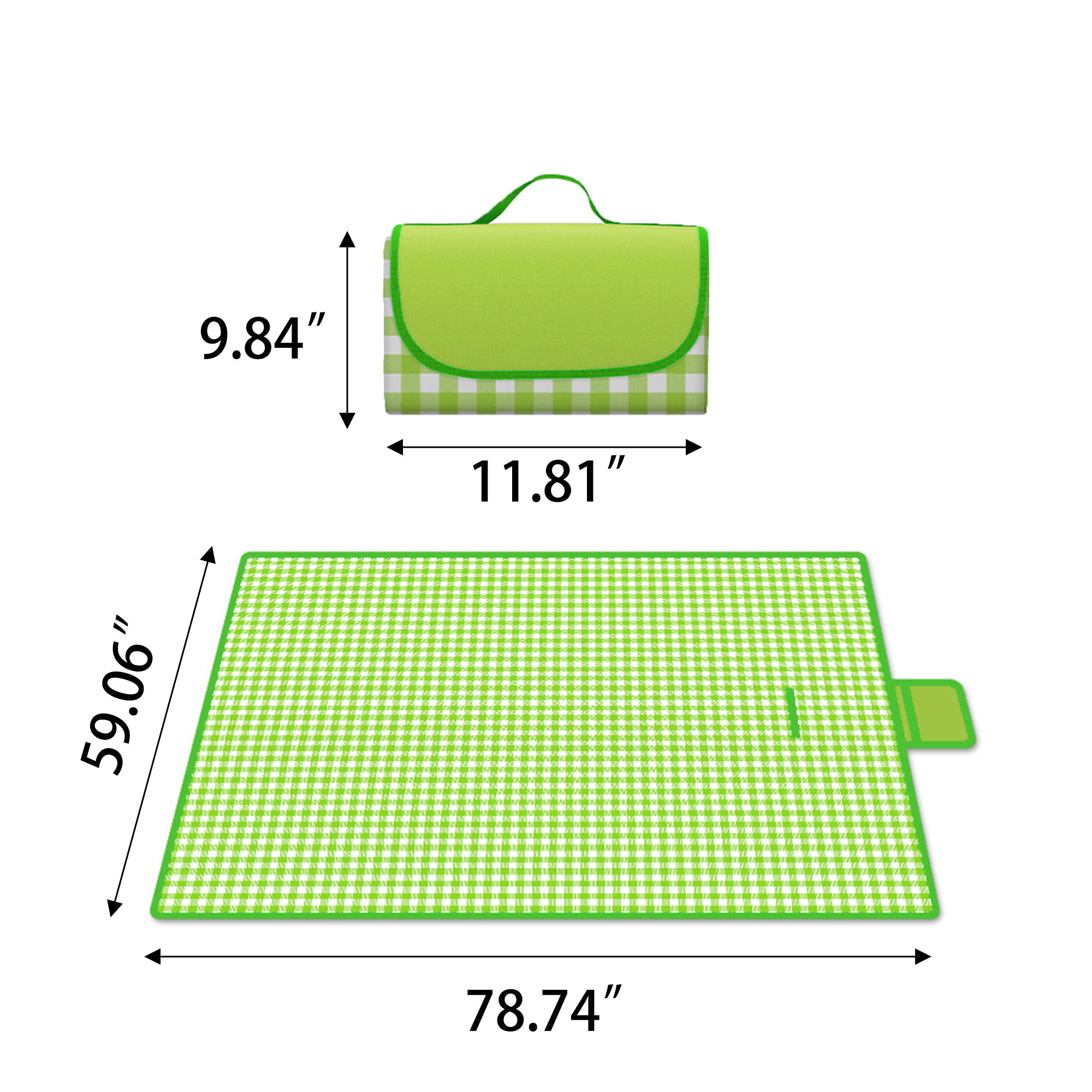 Foldable Large Picnic Blanket MOQ 50 5