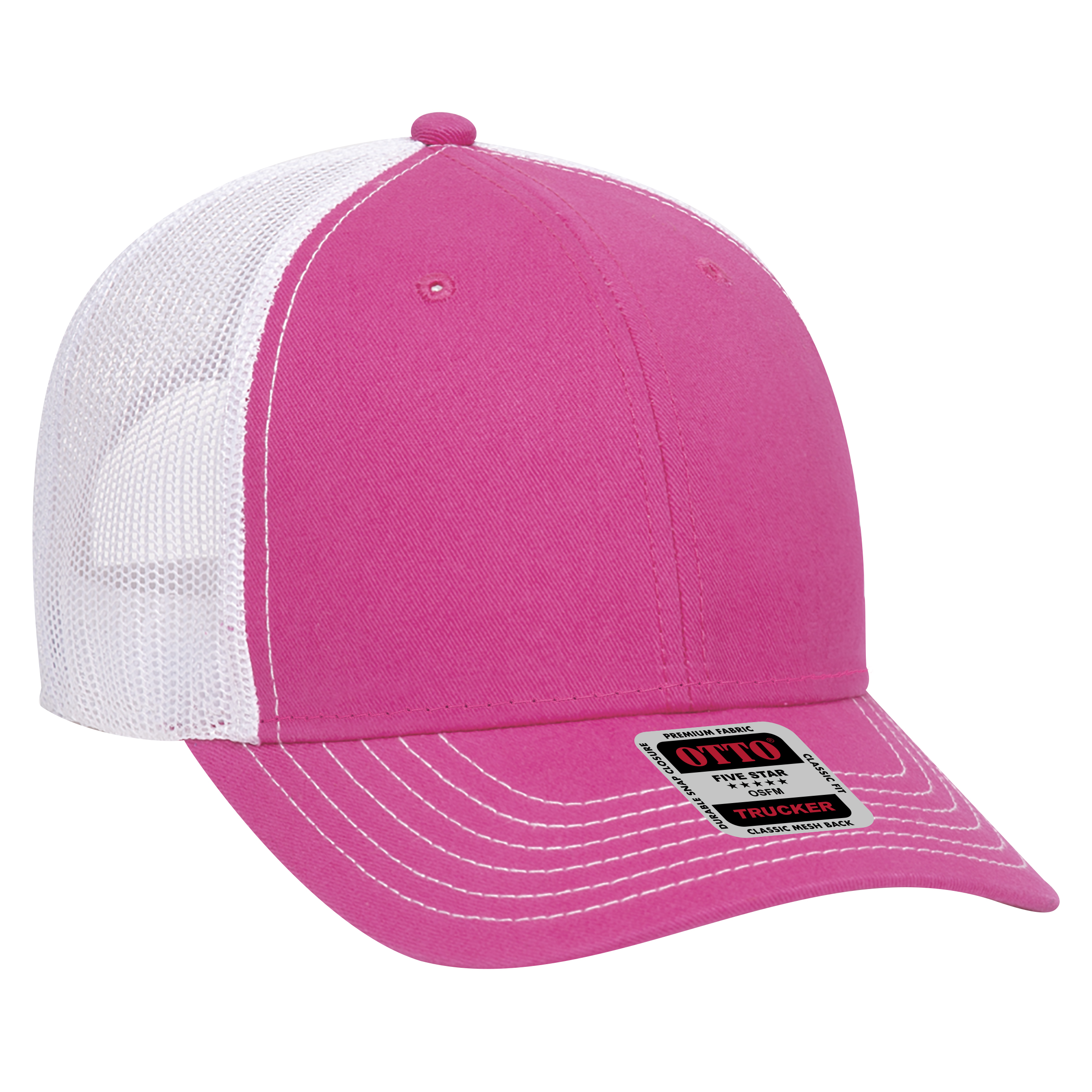 OTTO CAP® 6 Panel Low Profile Mesh Back Trucker Hat 270