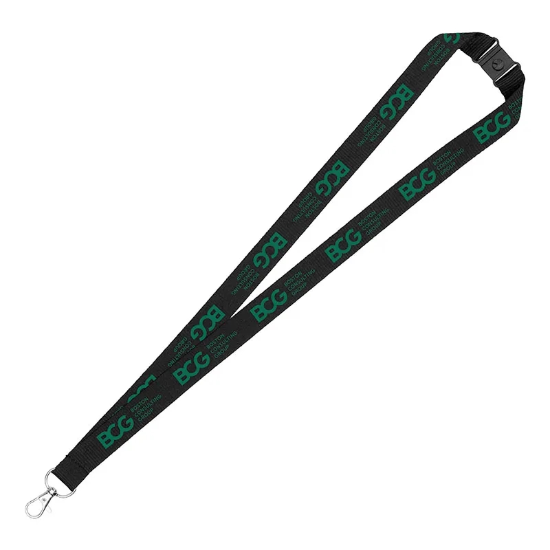 3/4" Eco Friendly rPET Lanyard with Safety Breakaway 9