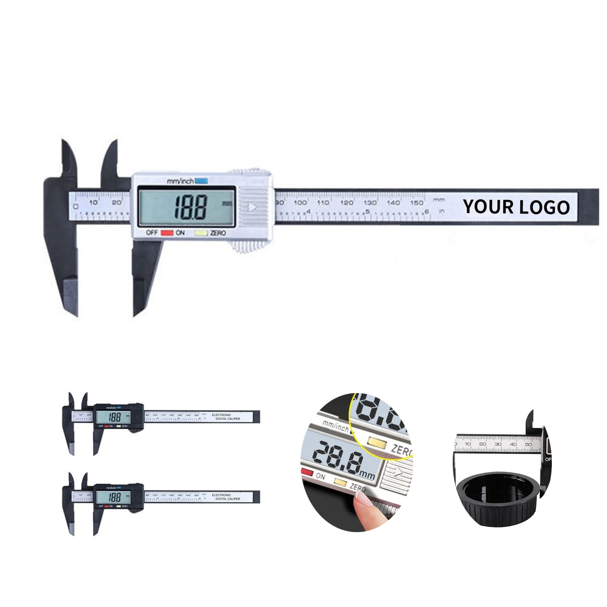 6 Inch Digital Caliper for Jewelry and Household Use 4
