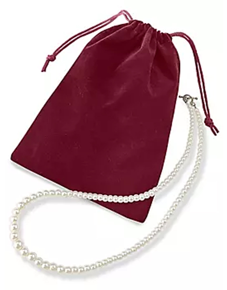 5 " X 7" DELUXE VELVETEEN DRAWSTRING POUCH 8