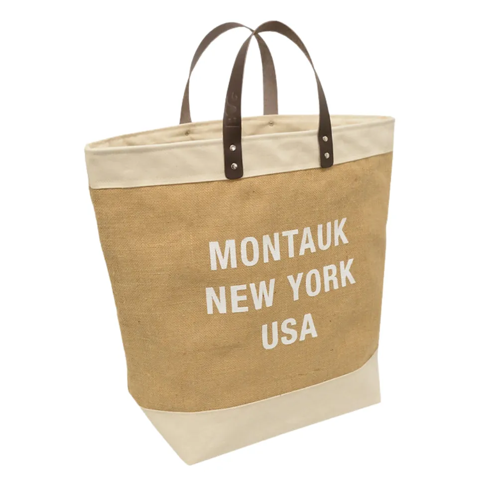 Upscale Burlap Tote 6