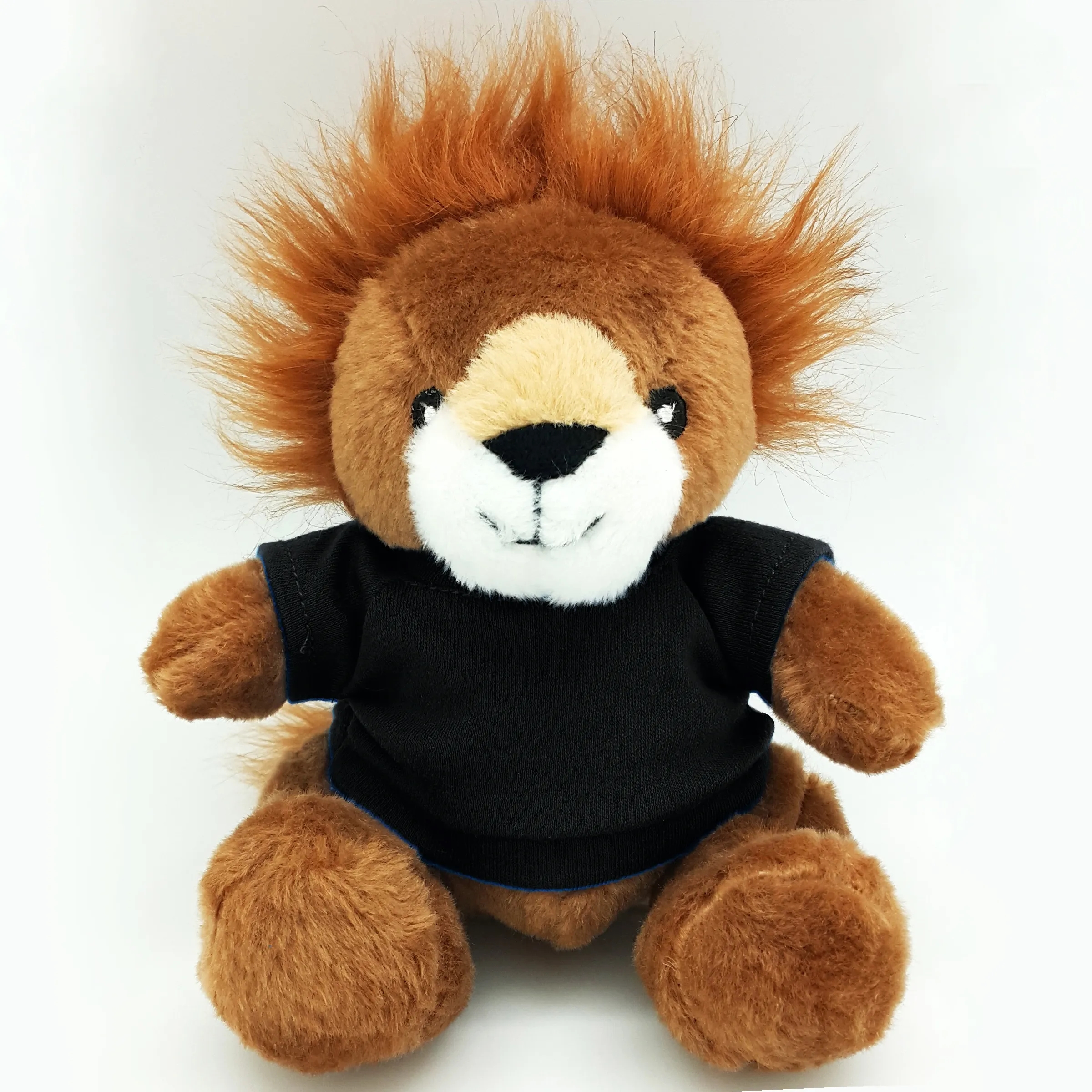 6" Beanie Lion with Embroidered Eyes 4