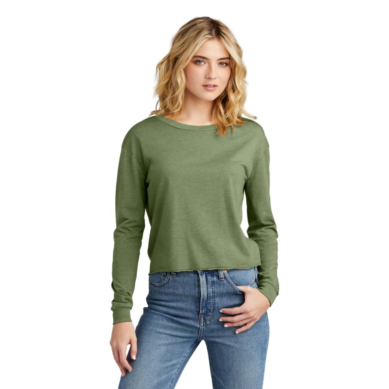 District Women's Perfect Tri Midi Long Sleeve Tee 8