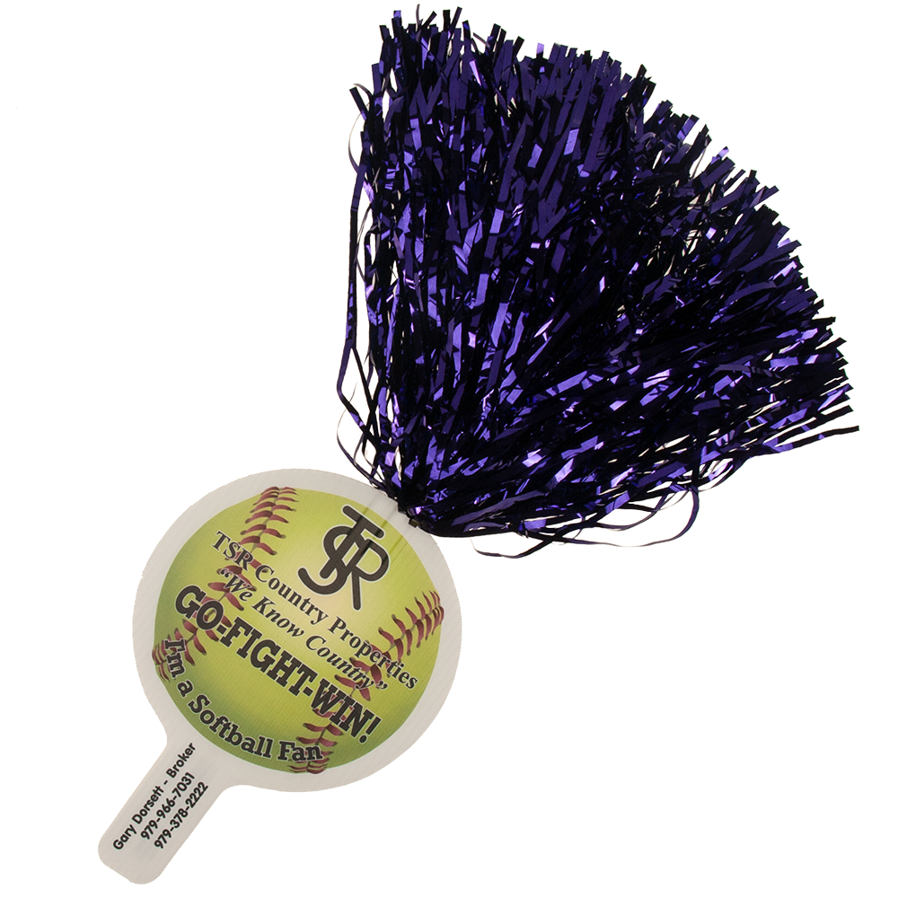Hand Fans - Round, Full Color 15