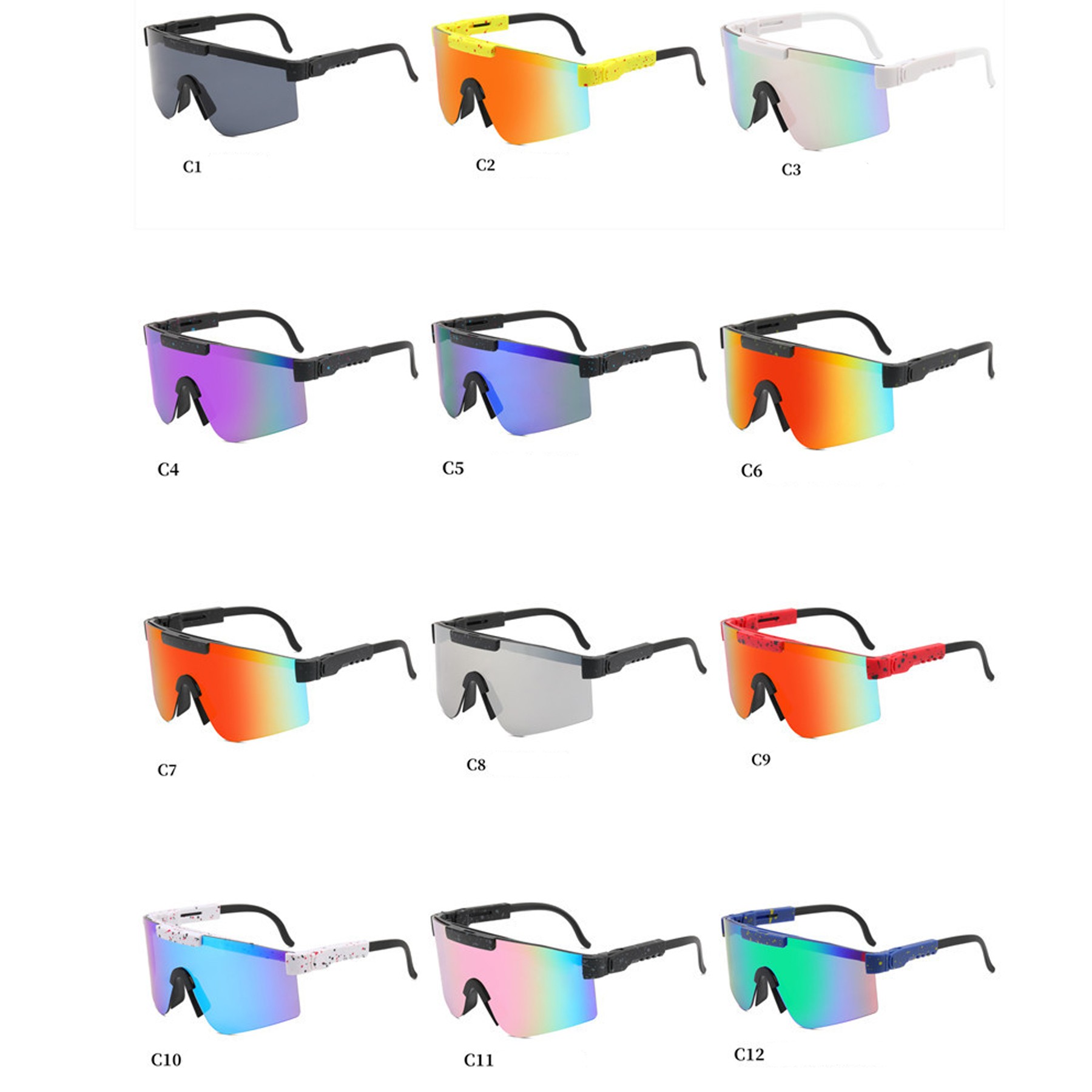 Unisex Sports Cycling Uv 400 Protection Sunglasses 4