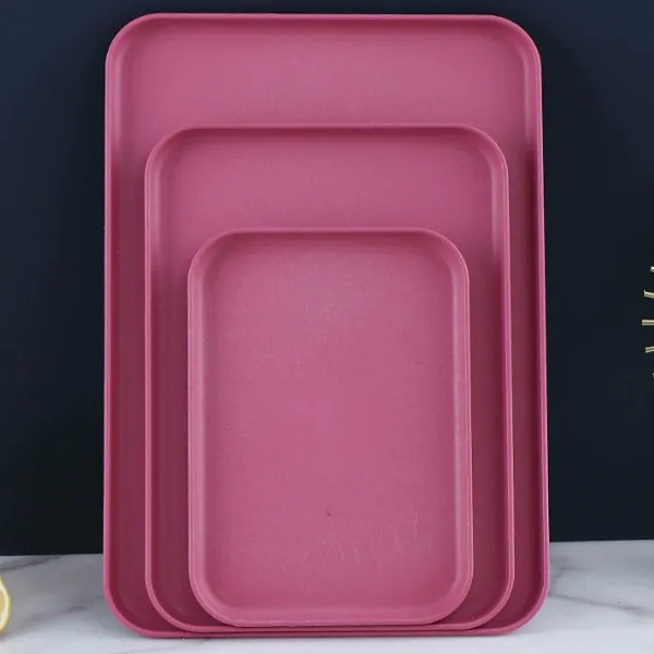Wheat Straw Food Serving Tray 10