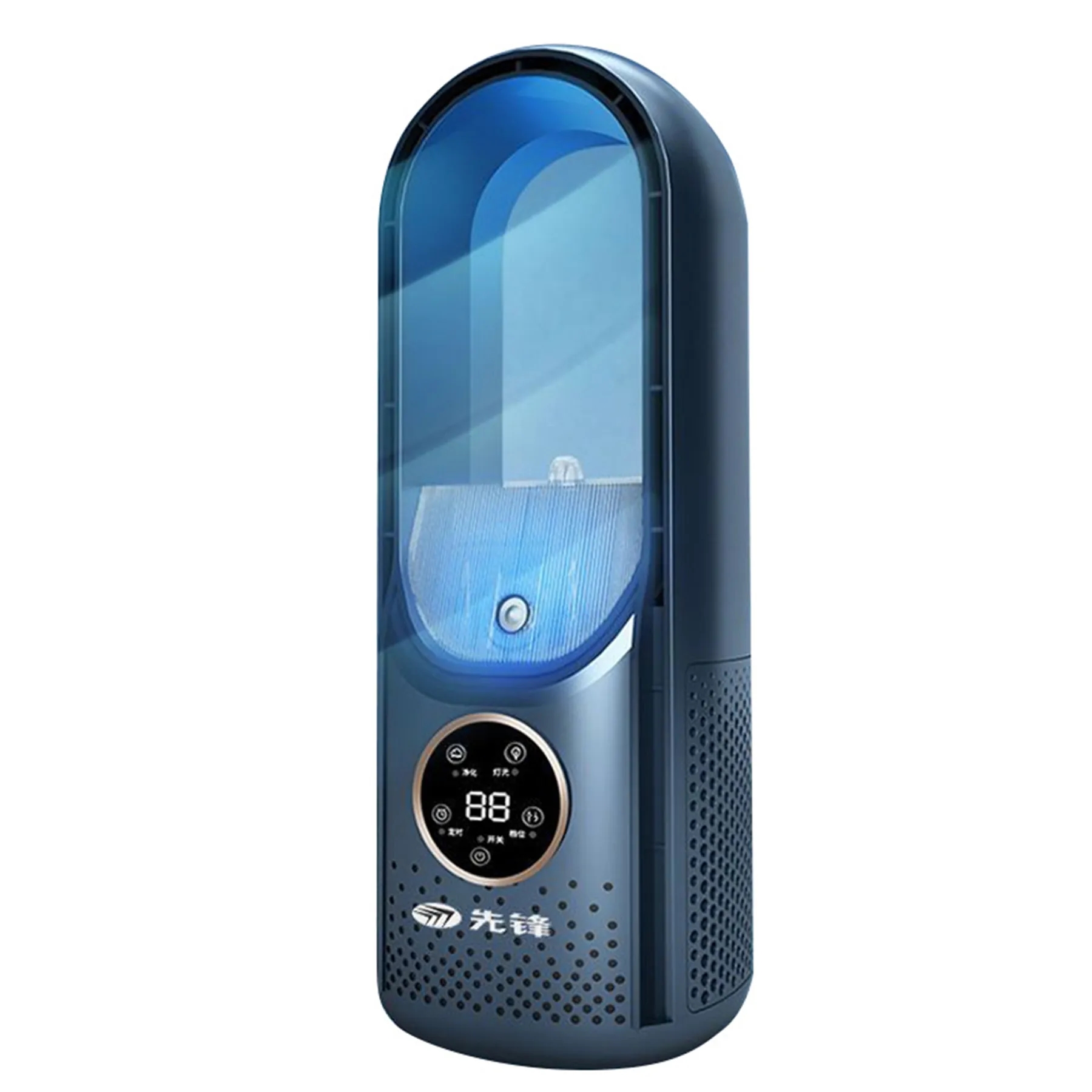 USB Plugged Bladeless Tower Desktop Fan 3