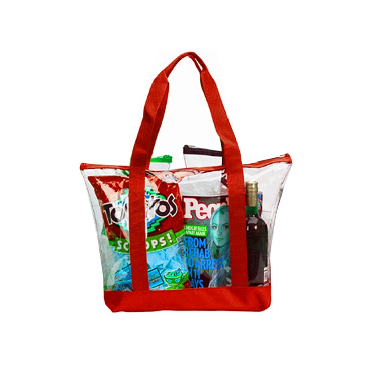Clear Zipper Tote 1