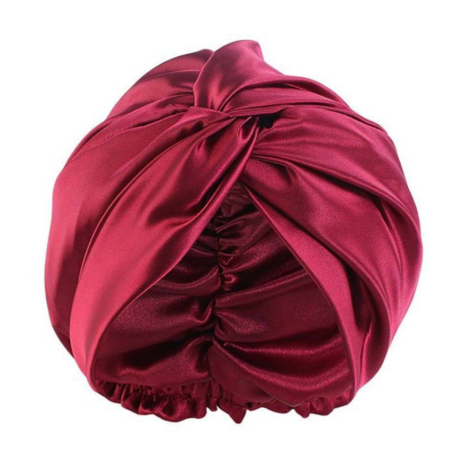 Smooth Stretch Satin Sleep Cap for Women Hair Care 5