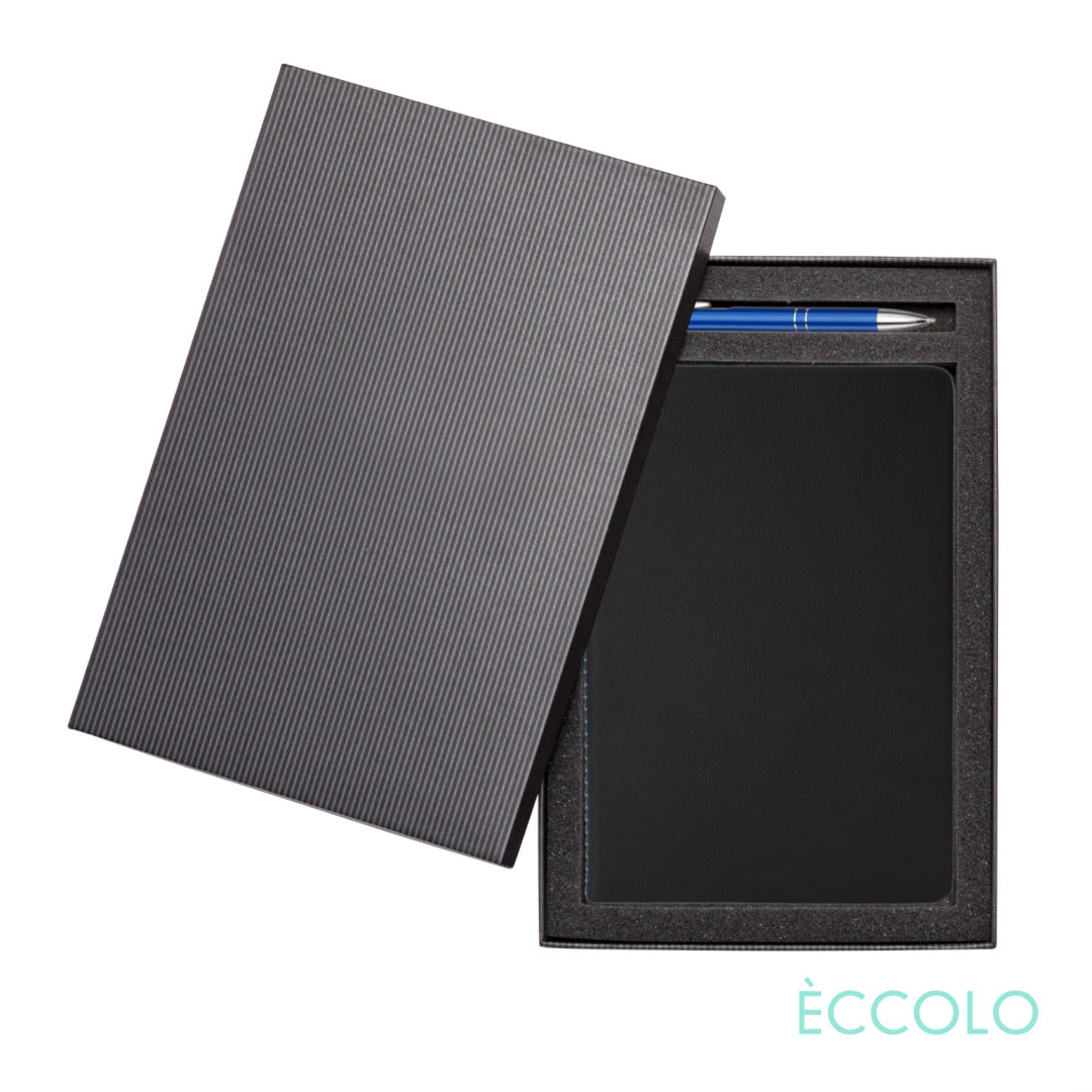 Eccolo® New Wave Journal/Clicker Pen Gift Set - (M) 20