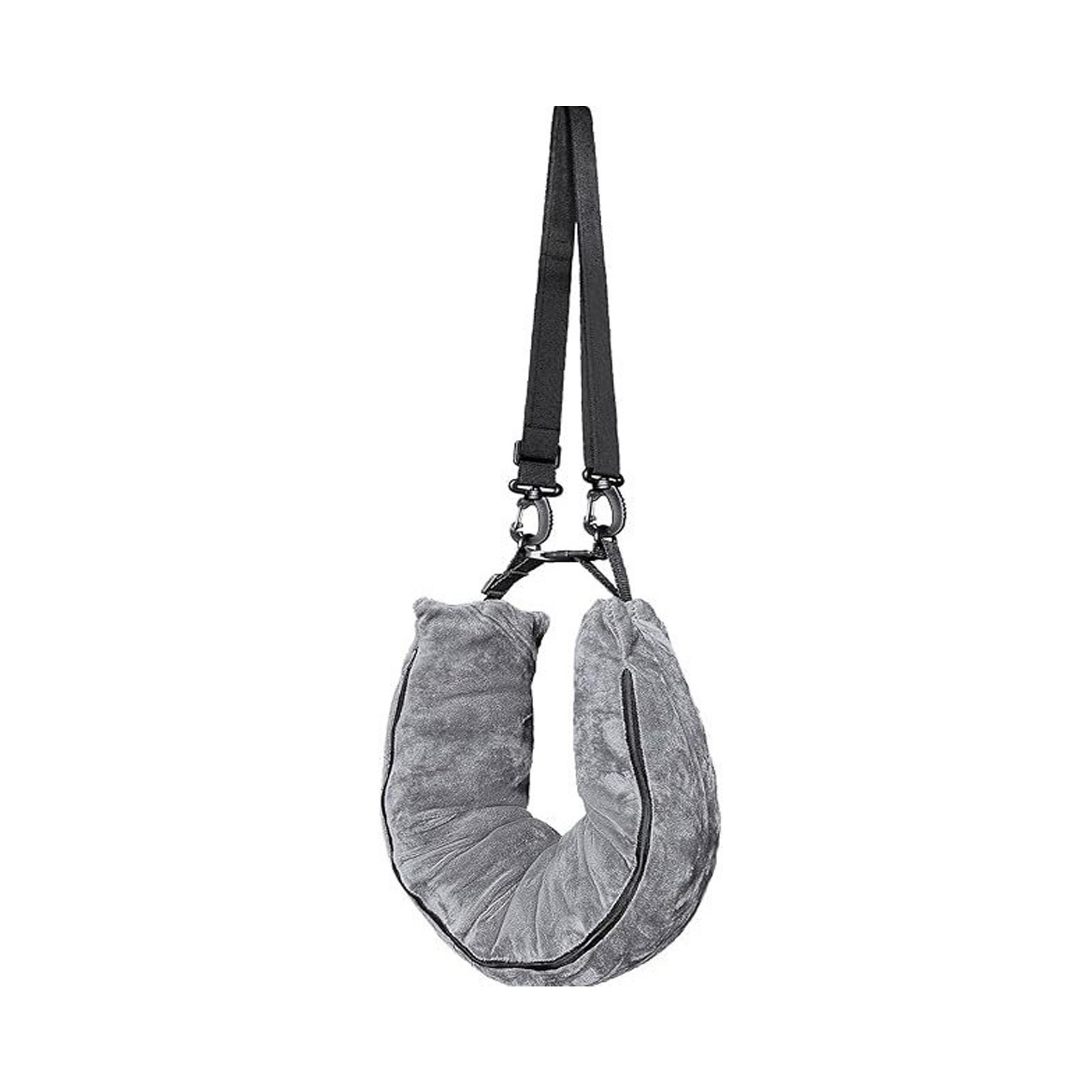 Multifunctional Fillable Luggage Neck Pillow 2
