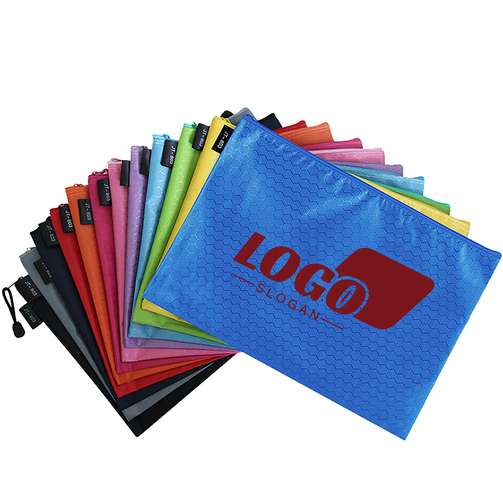 Waterproof Canvas Zipper Document Bag 13