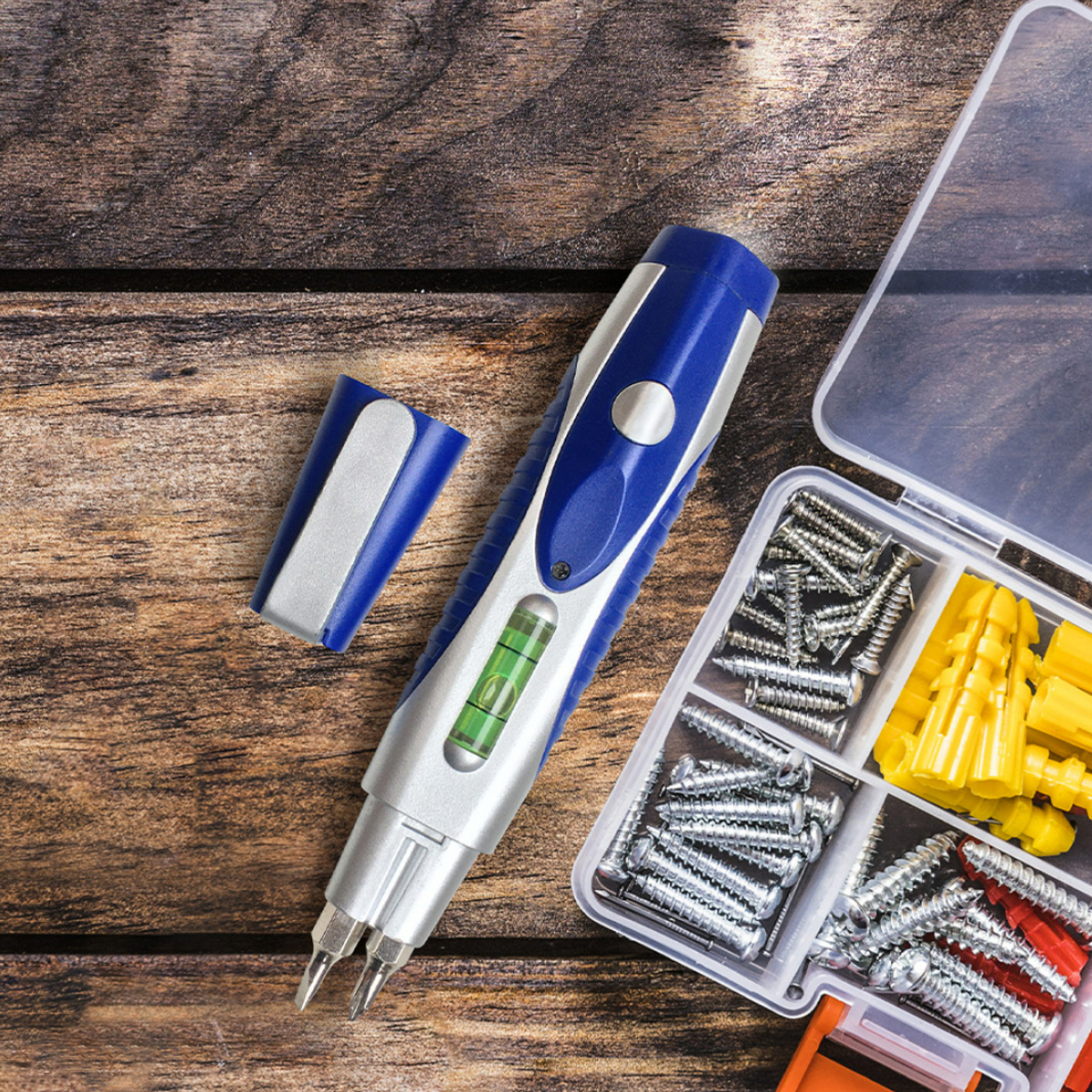 Multi Tool LED Pen with Interchangeable Screwdriver Bits 3