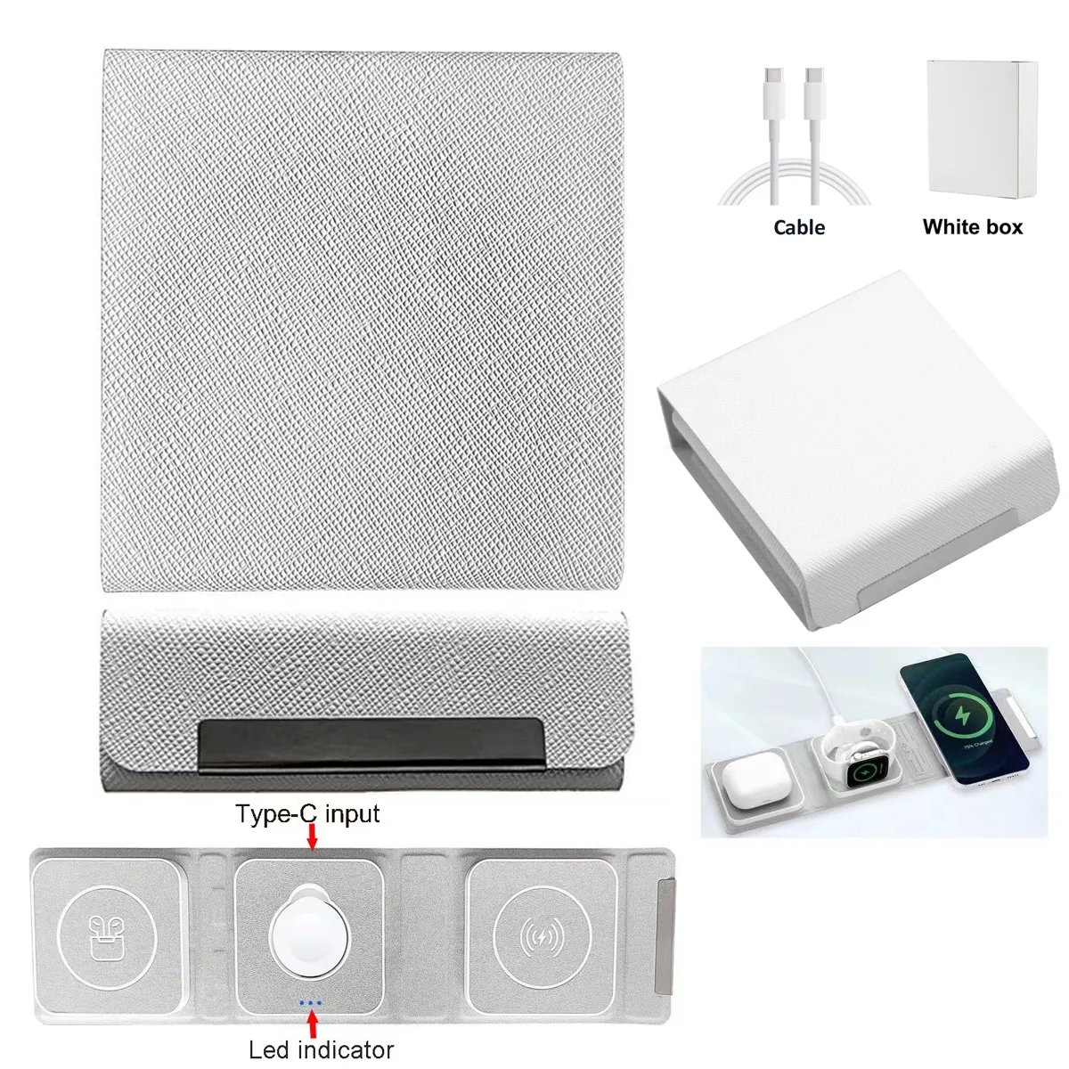 3 in 1 Foldable Wireless Charger 5