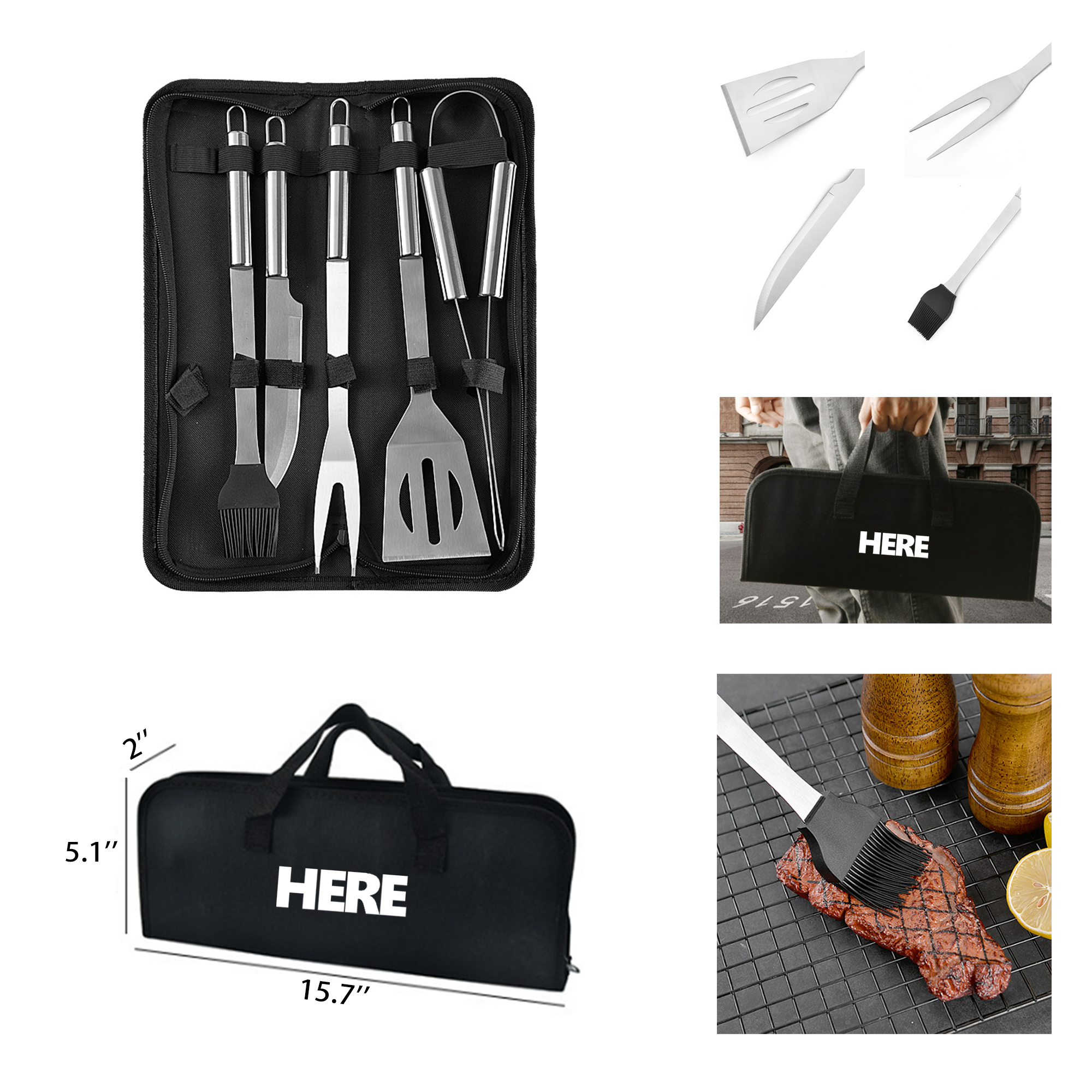 5 PCS Outdoor BBQ Set 2