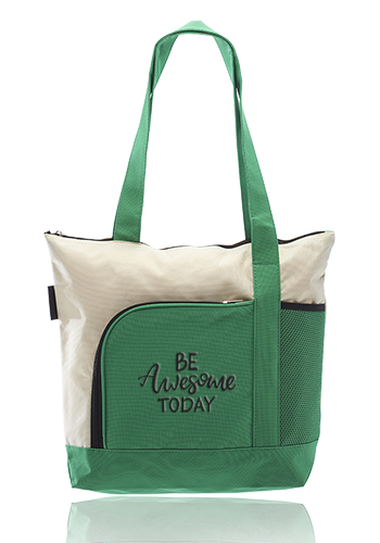 Zipper Polyester Tote Bags 17