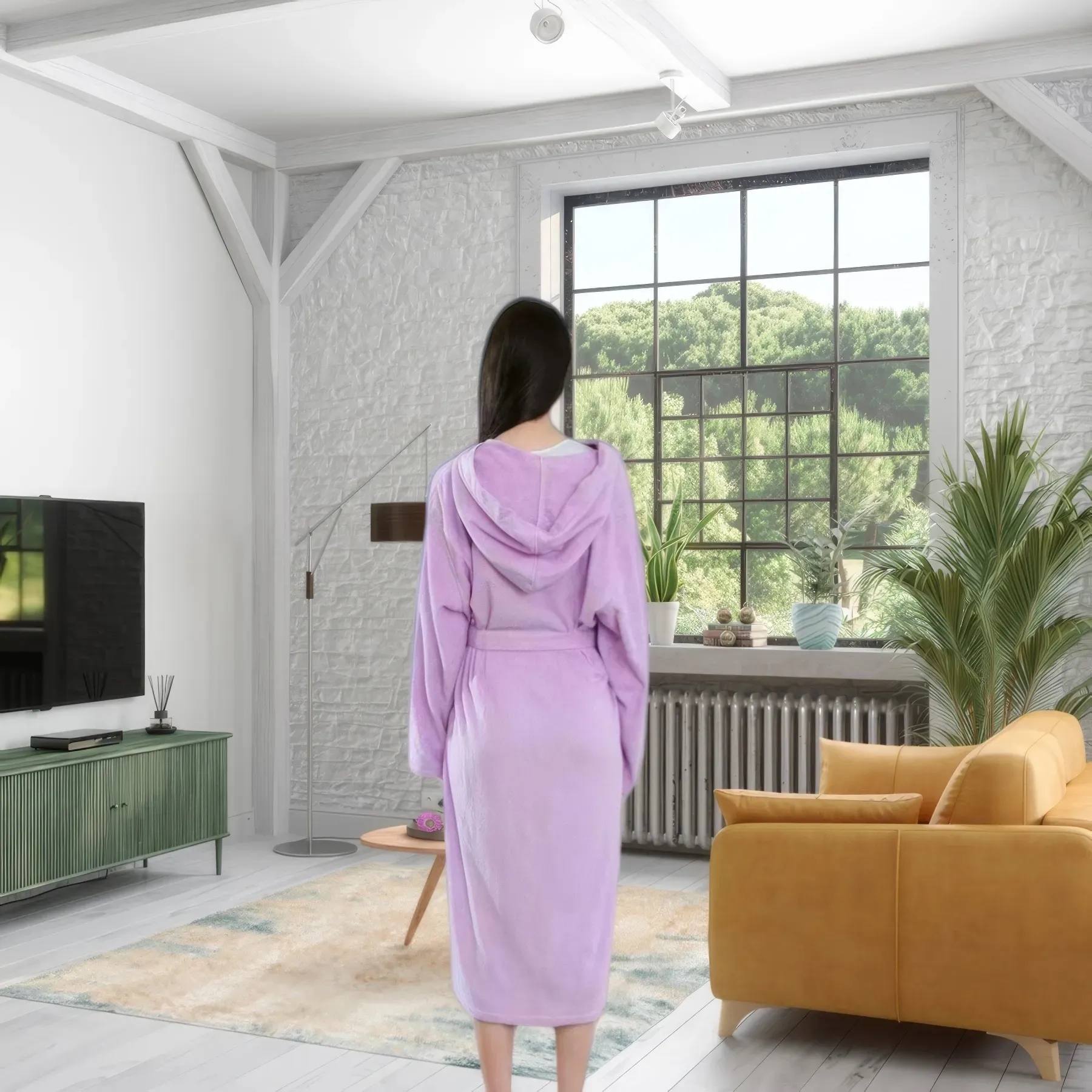 Heavy Towel Cotton Bathrobe 7