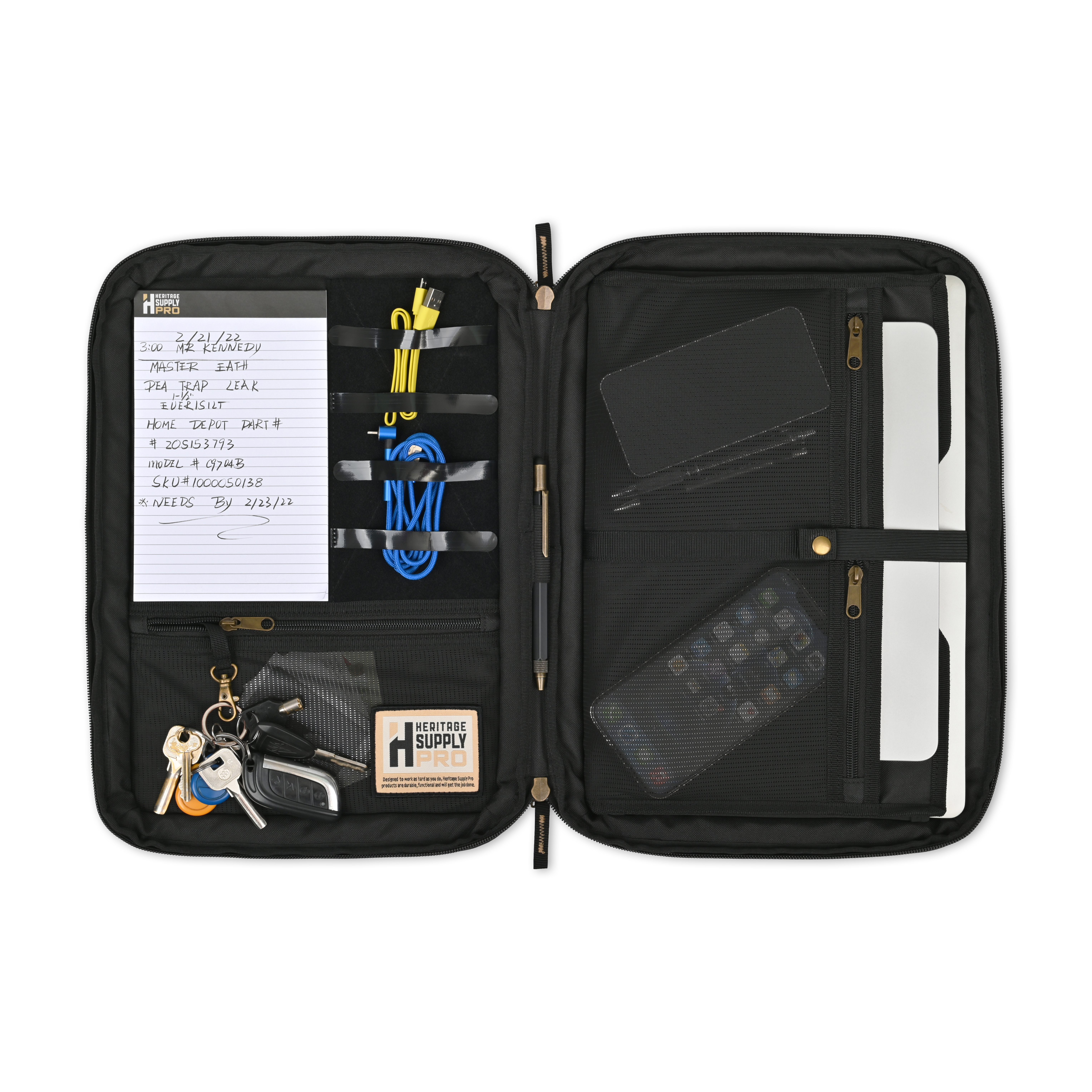 Heritage Supply Pro Padfolio & Construction Pen Set 5