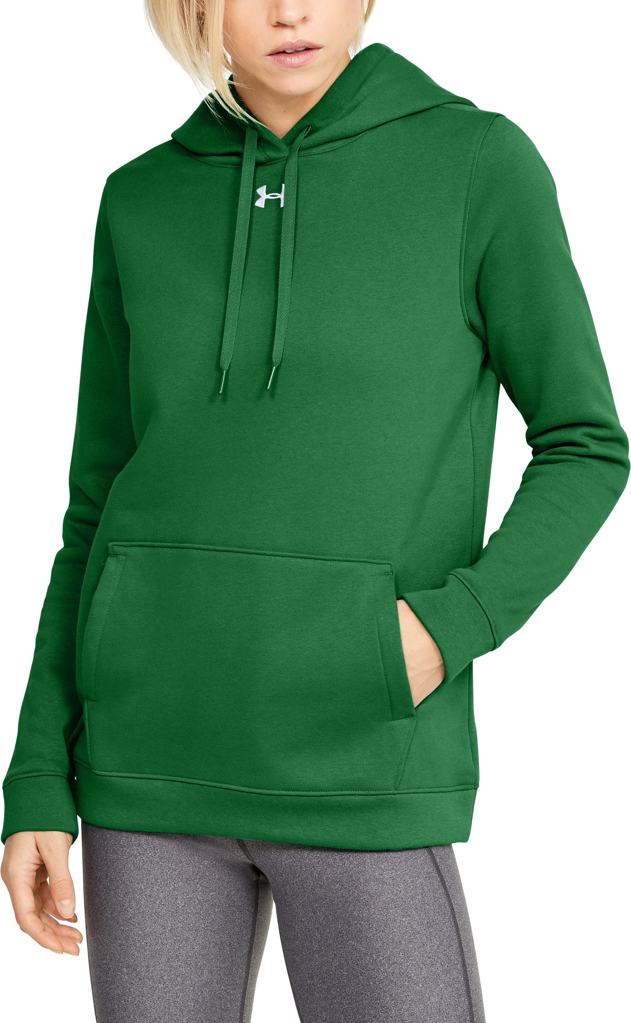 UA Hustle Fleece Women's Hoodie, custom hoodie or sweatshirt with logo imprint 12