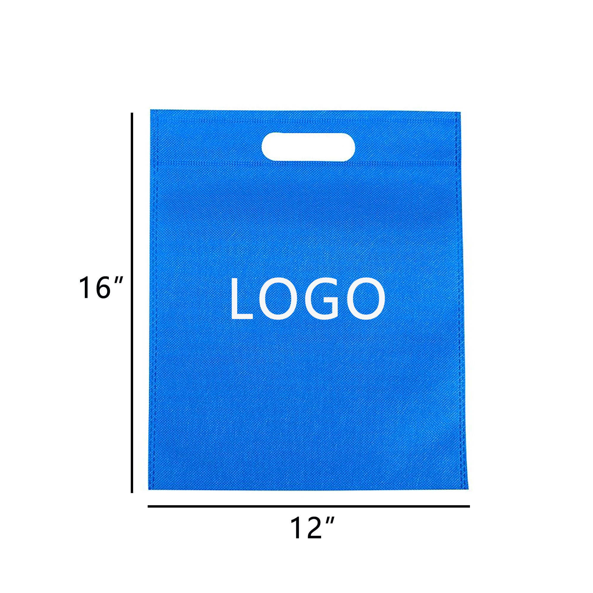 Non-Woven Flat Tote Shopping Bag Lightweight 8