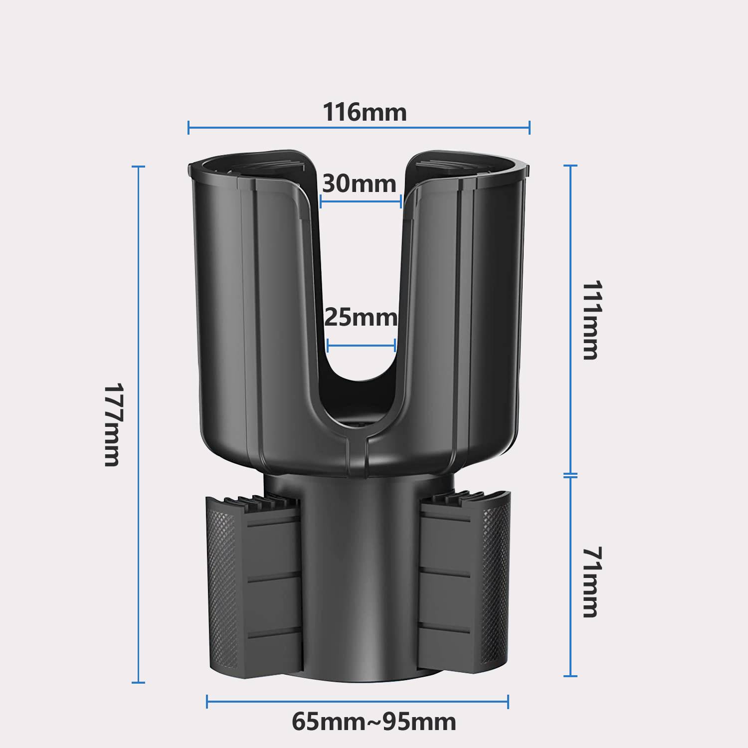 ABS Car Door Cup Holder 6